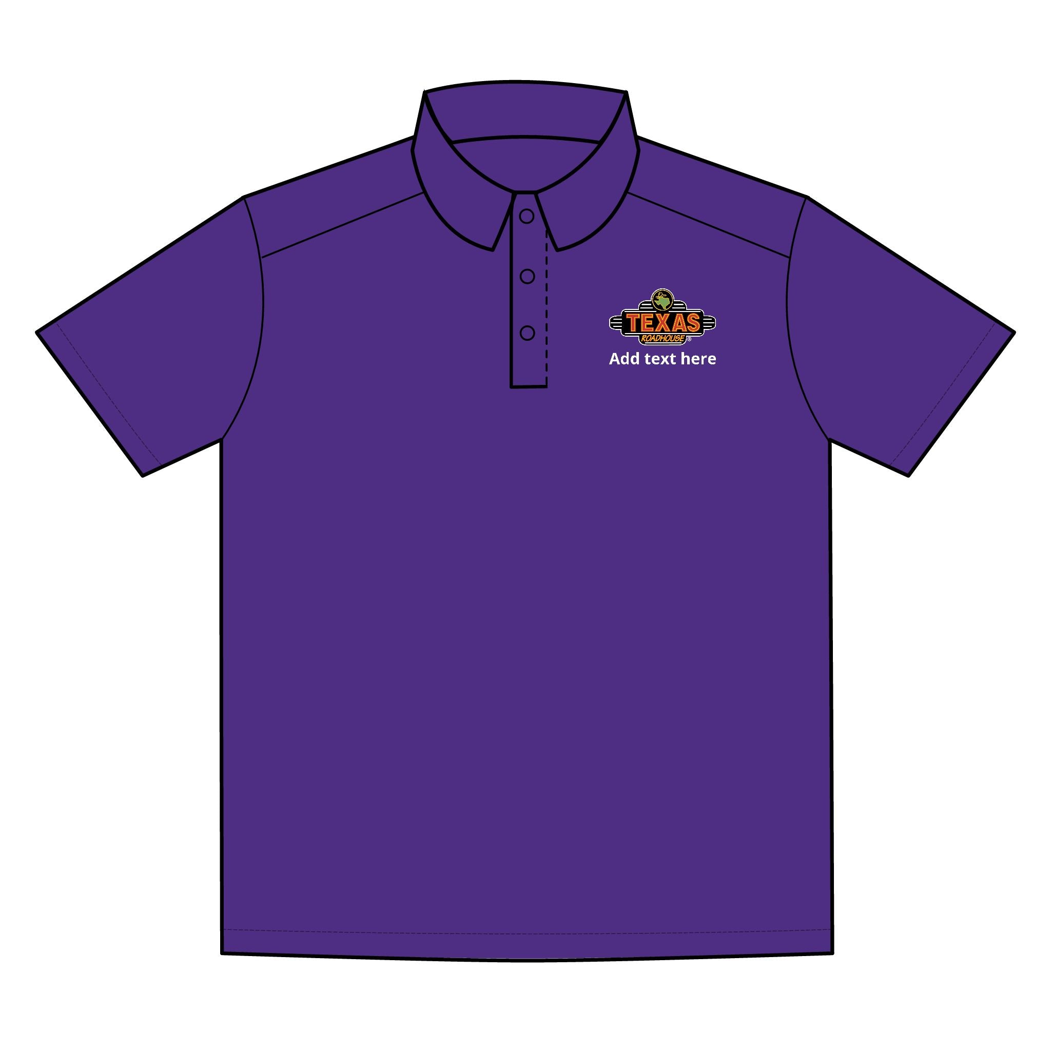 Texas Roadhouse Men's Sport-Tek RacerMesh PosiCharge Polo