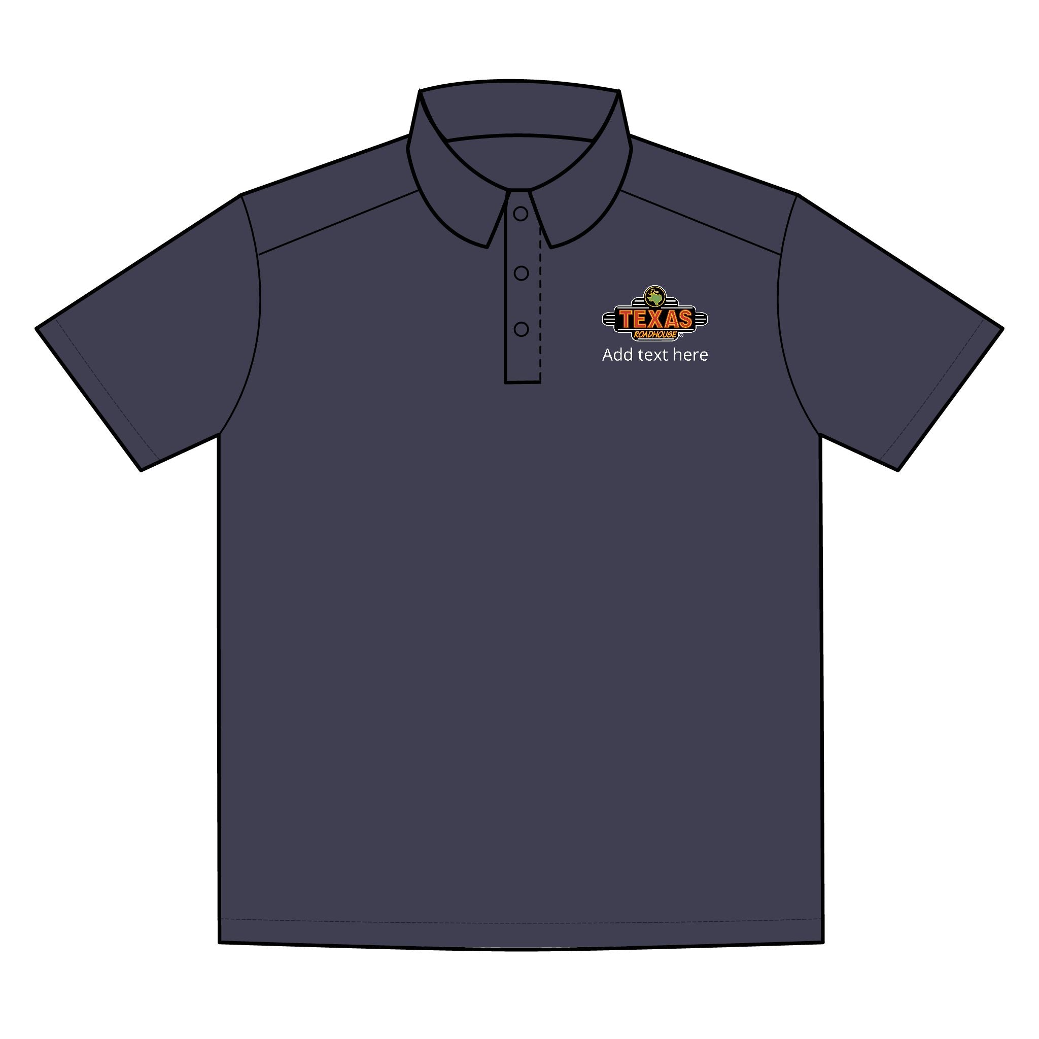 Texas Roadhouse Men's Sport-Tek RacerMesh PosiCharge Polo
