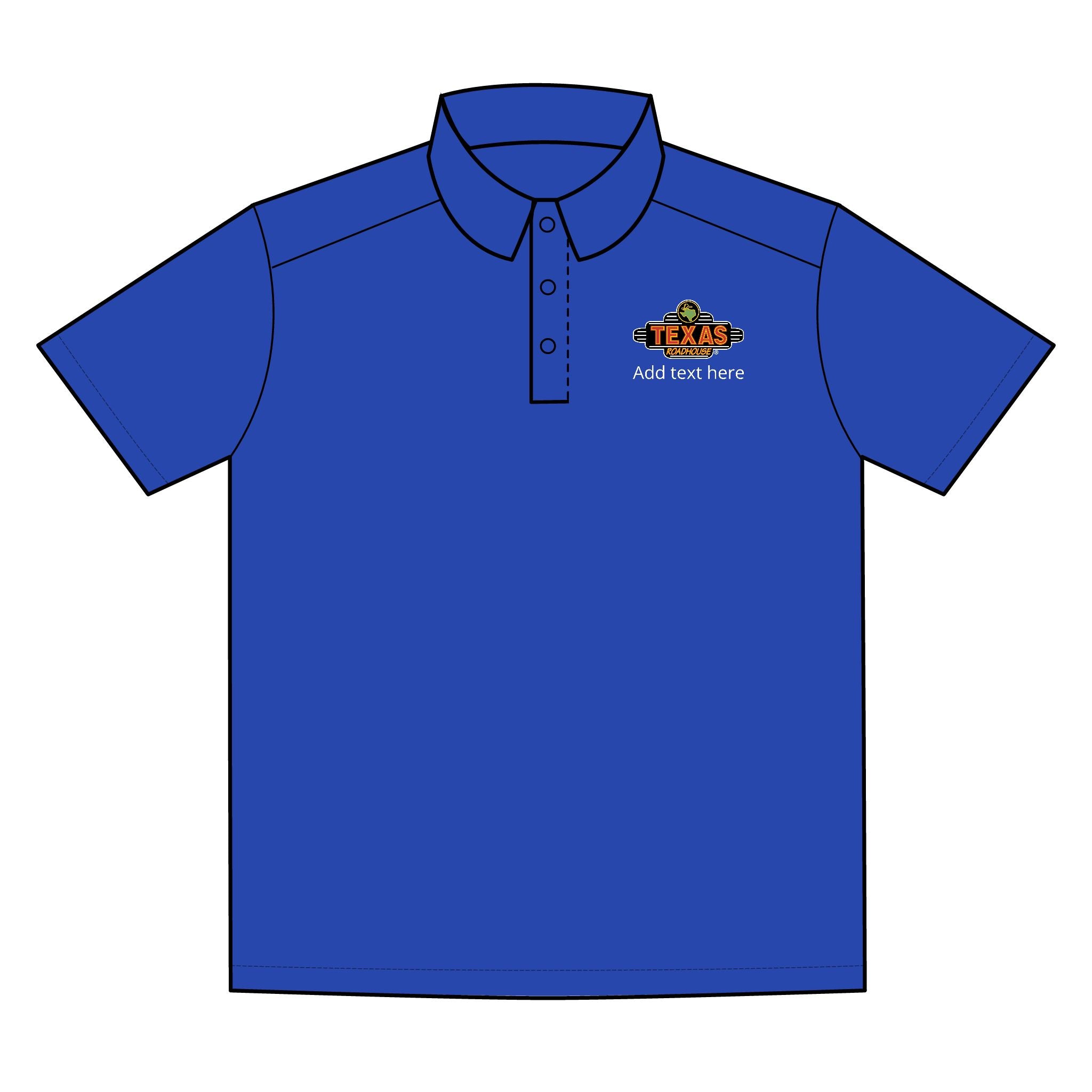 Texas Roadhouse Men's Sport-Tek RacerMesh PosiCharge Polo