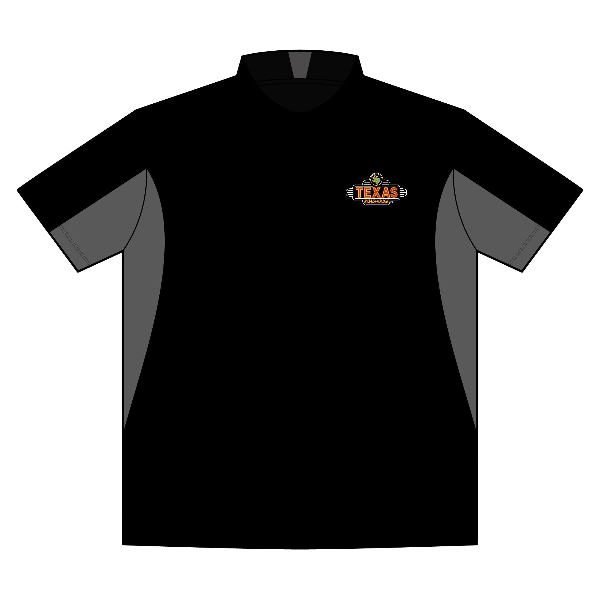 Texas Roadhouse Men's Sport-Tek Side-Blocked Micropique Sport-Wick Polo