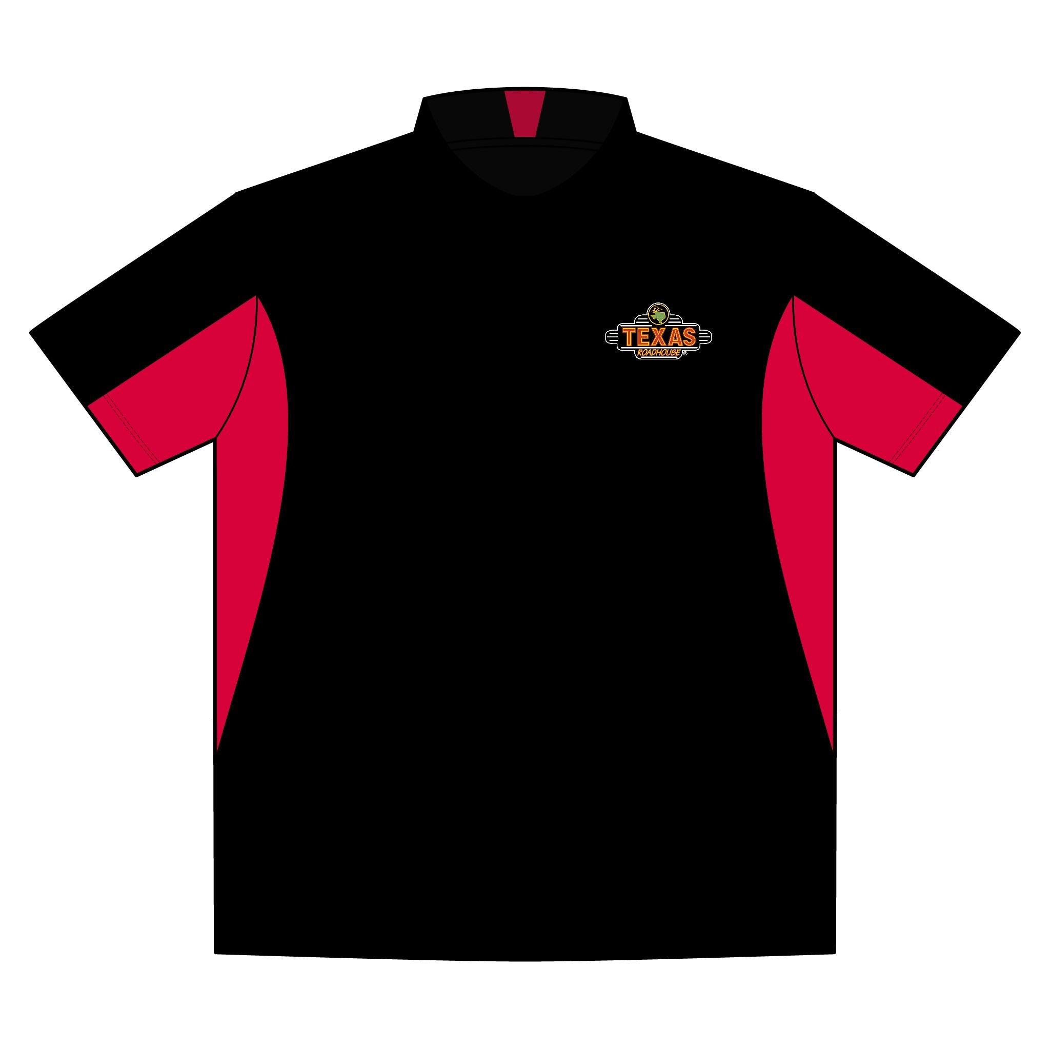 Texas Roadhouse Men's Sport-Tek Side-Blocked Micropique Sport-Wick Polo