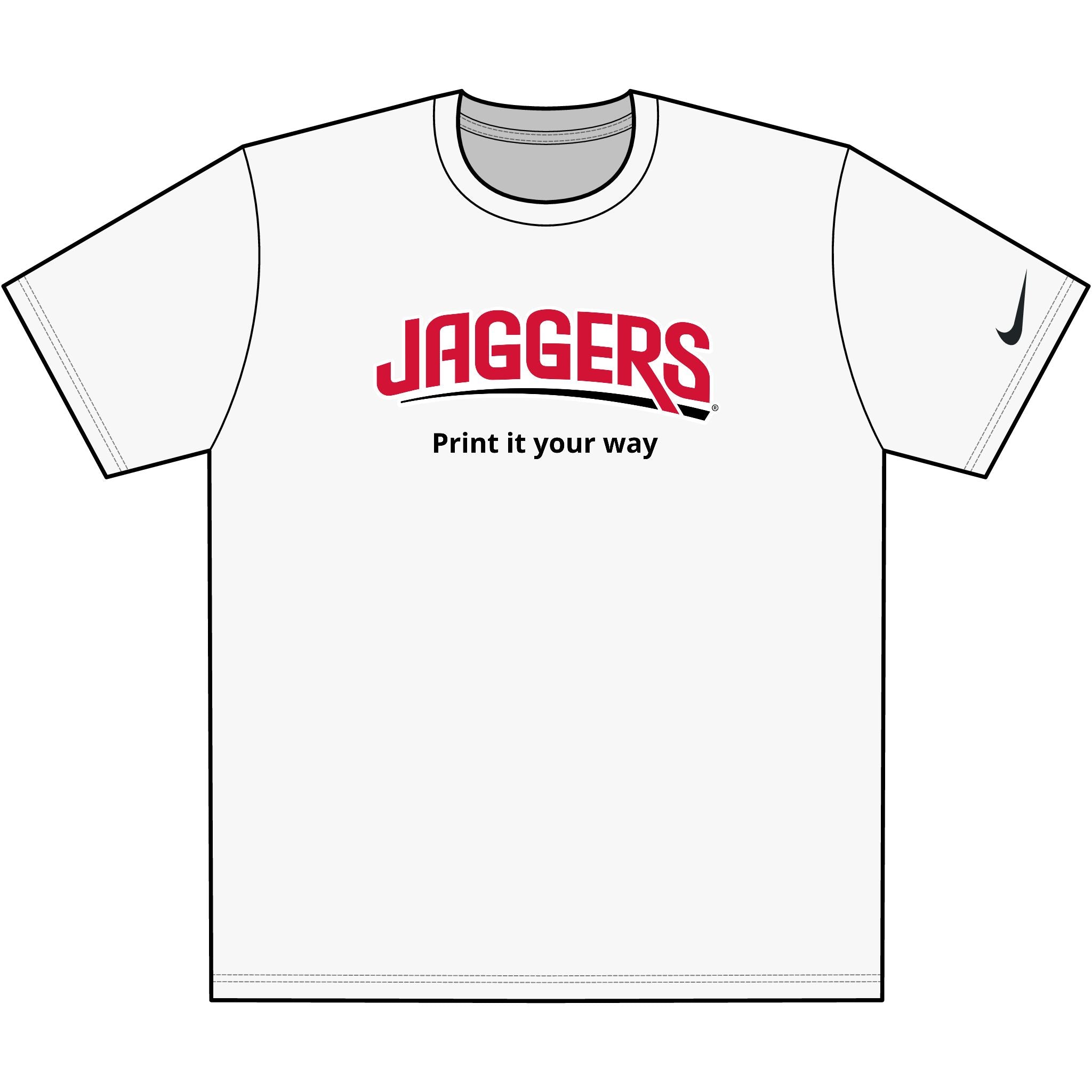 Jaggers Nike Dri-FIT Cotton/Poly Tee