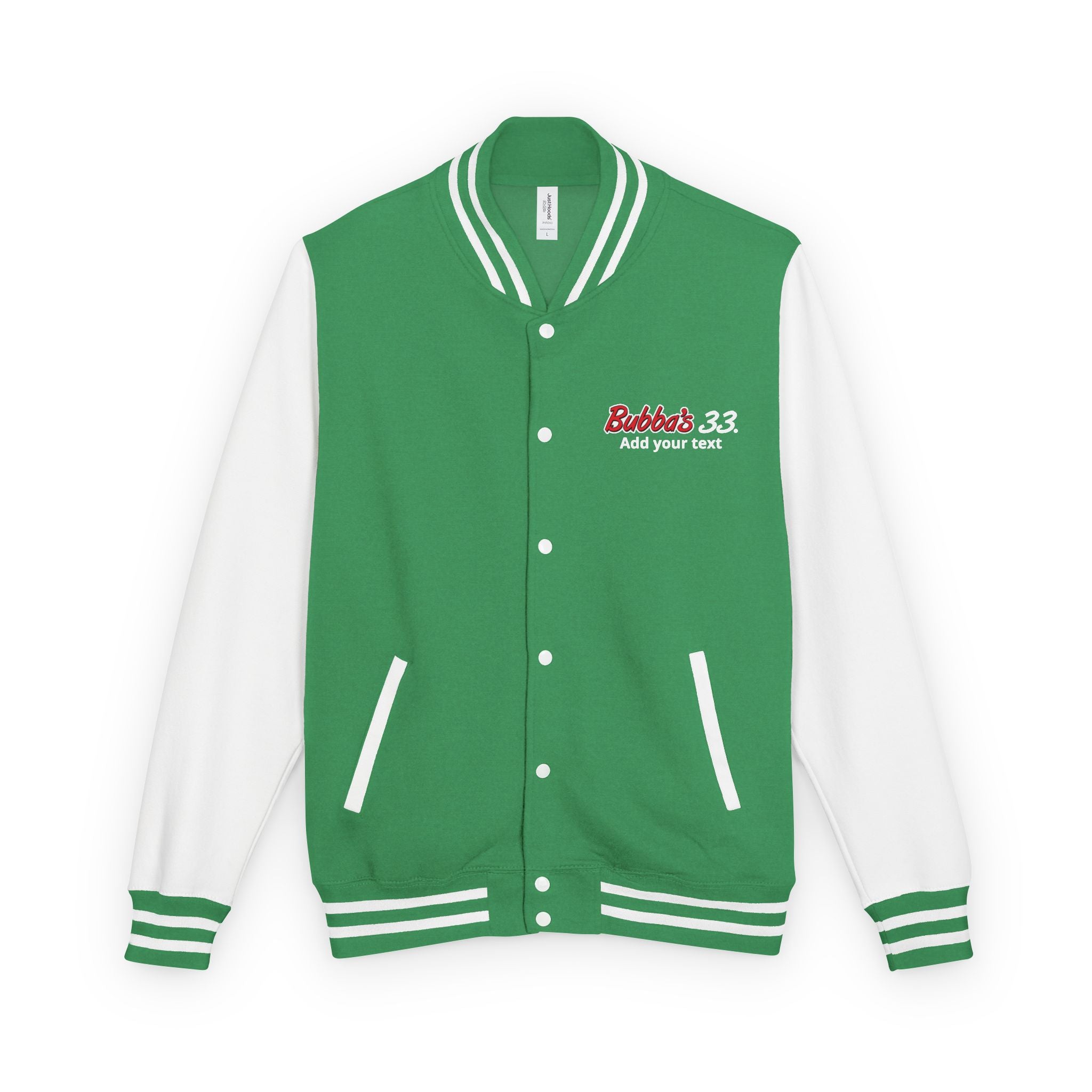 Bubba's 33 Unisex Heavyweight Letterman Jacket