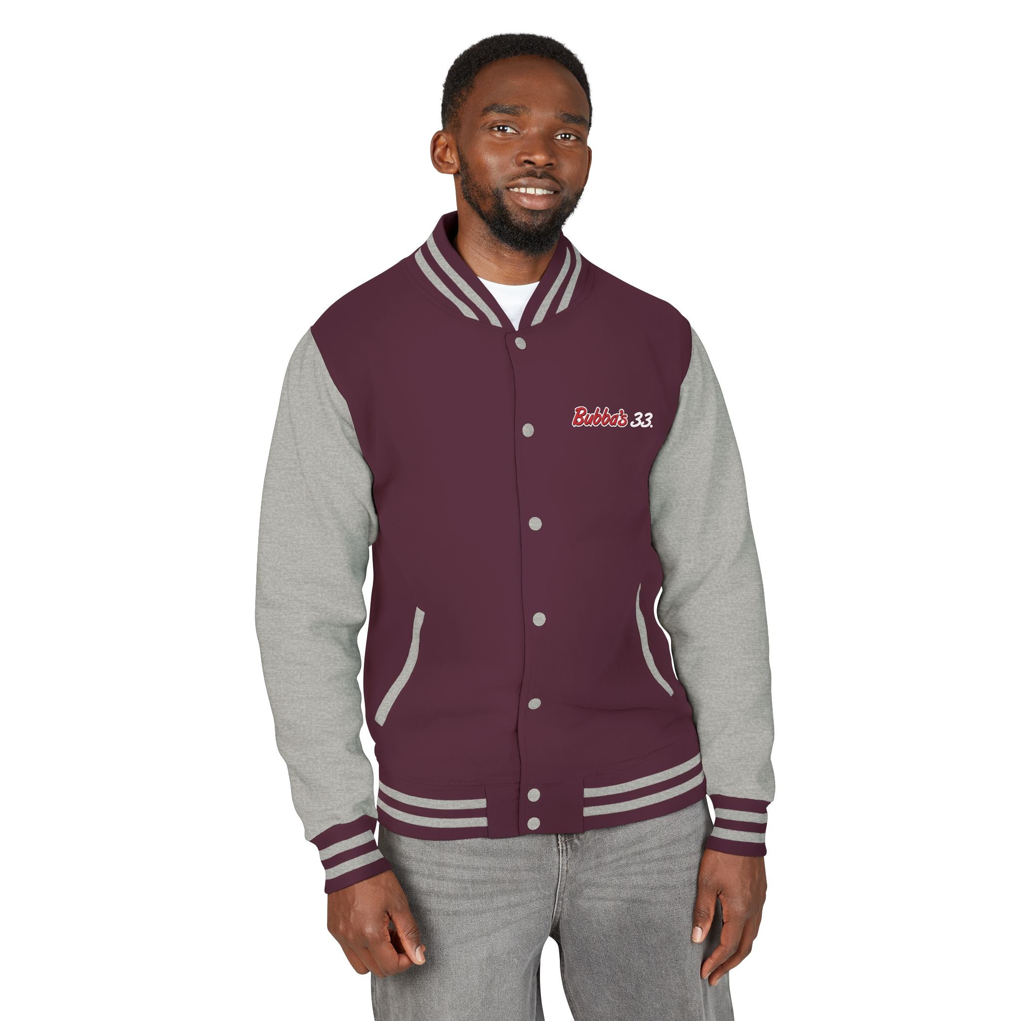 Bubba's 33 Unisex Heavyweight Vintage Letterman Jacket