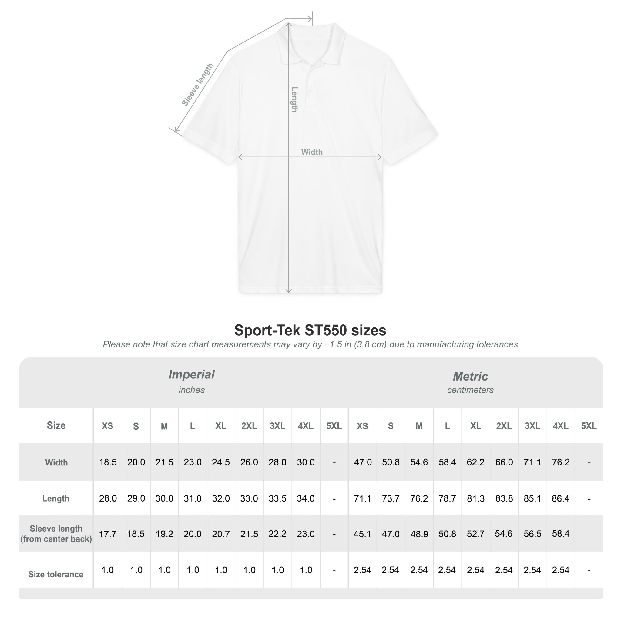 Jaggers Sport Tek Posicharge Performance Polo