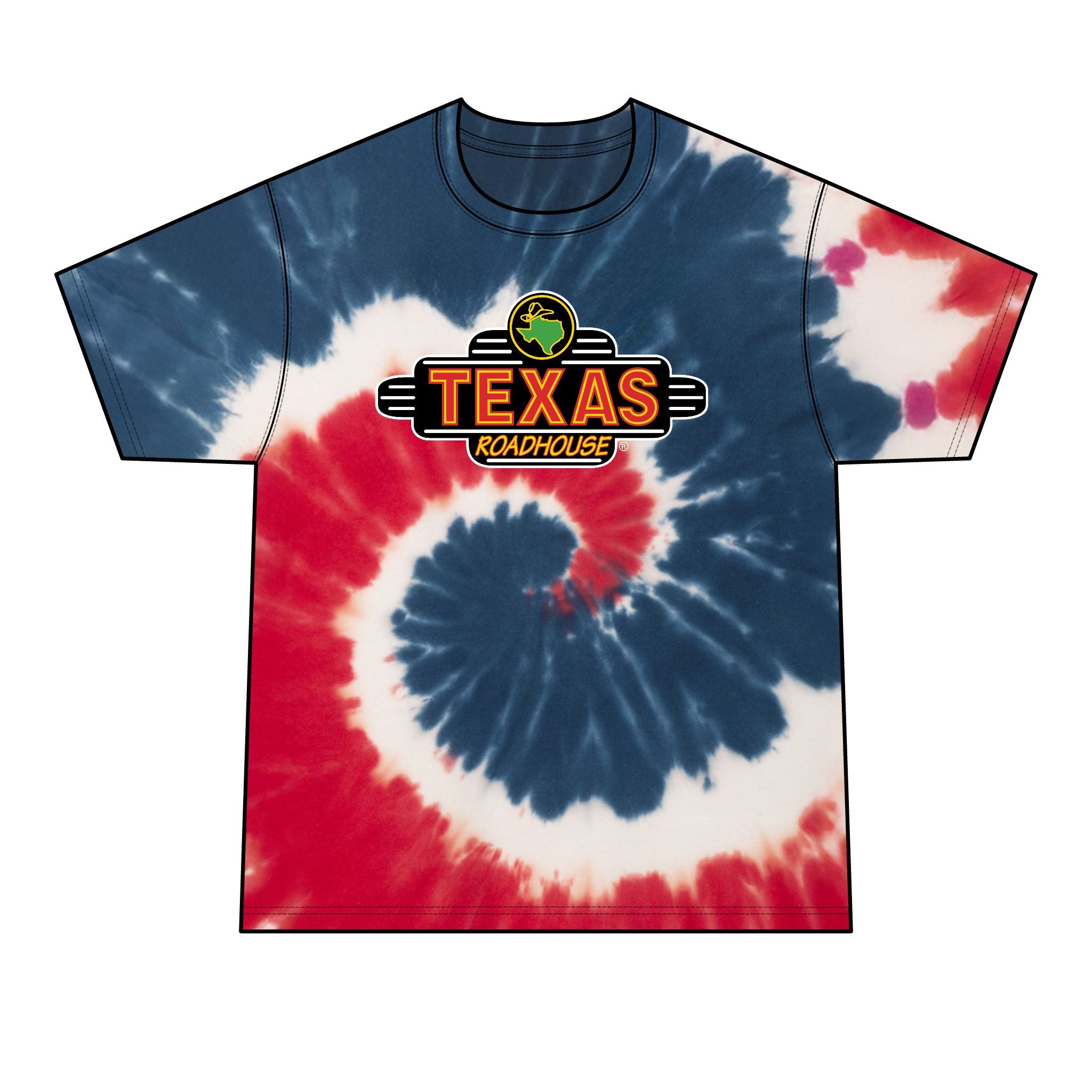 Texas Roadhouse Tie-Dye T-Shirt