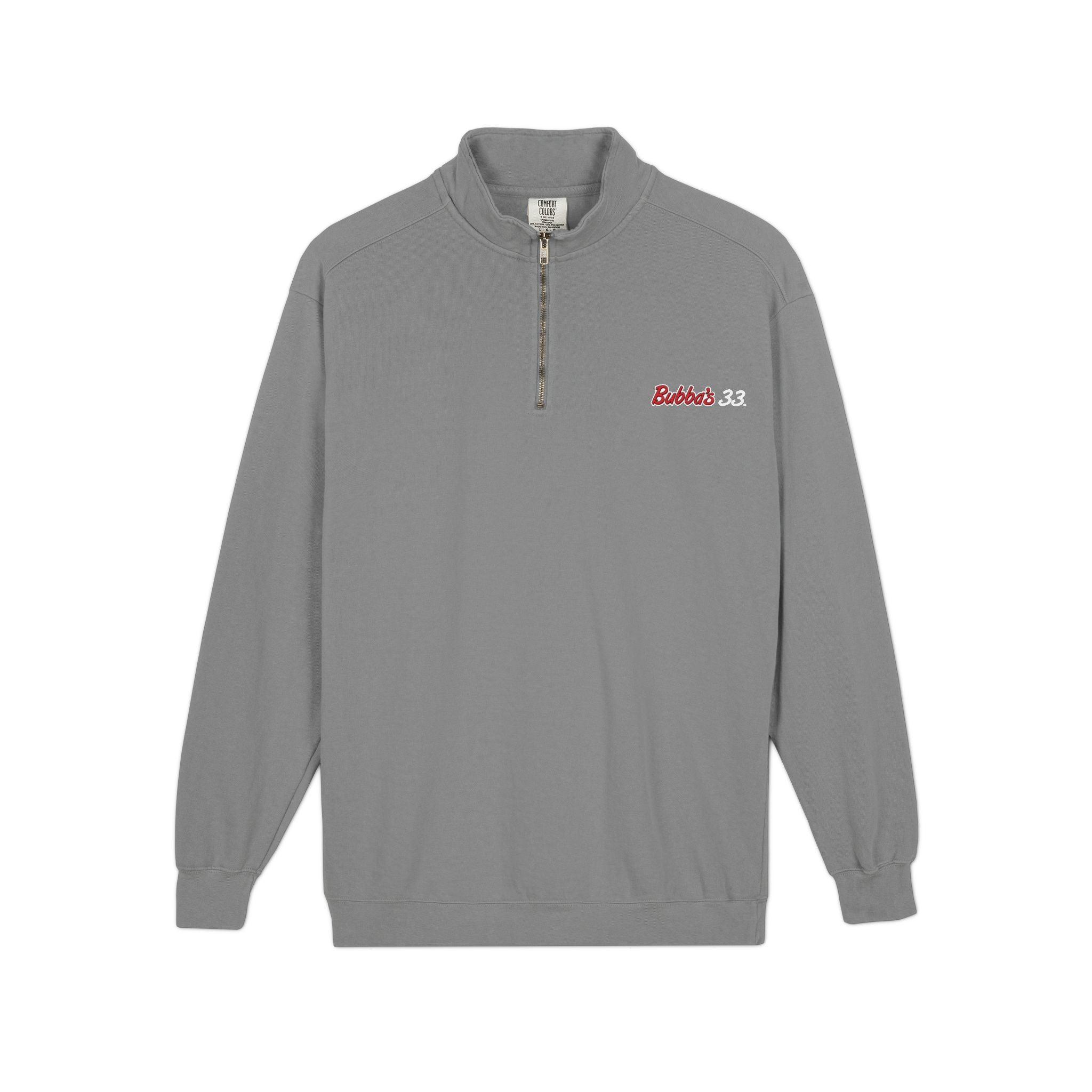 Bubba's 33 Comfort Colors Ring Spun 1/4-Zip Sweatshirt