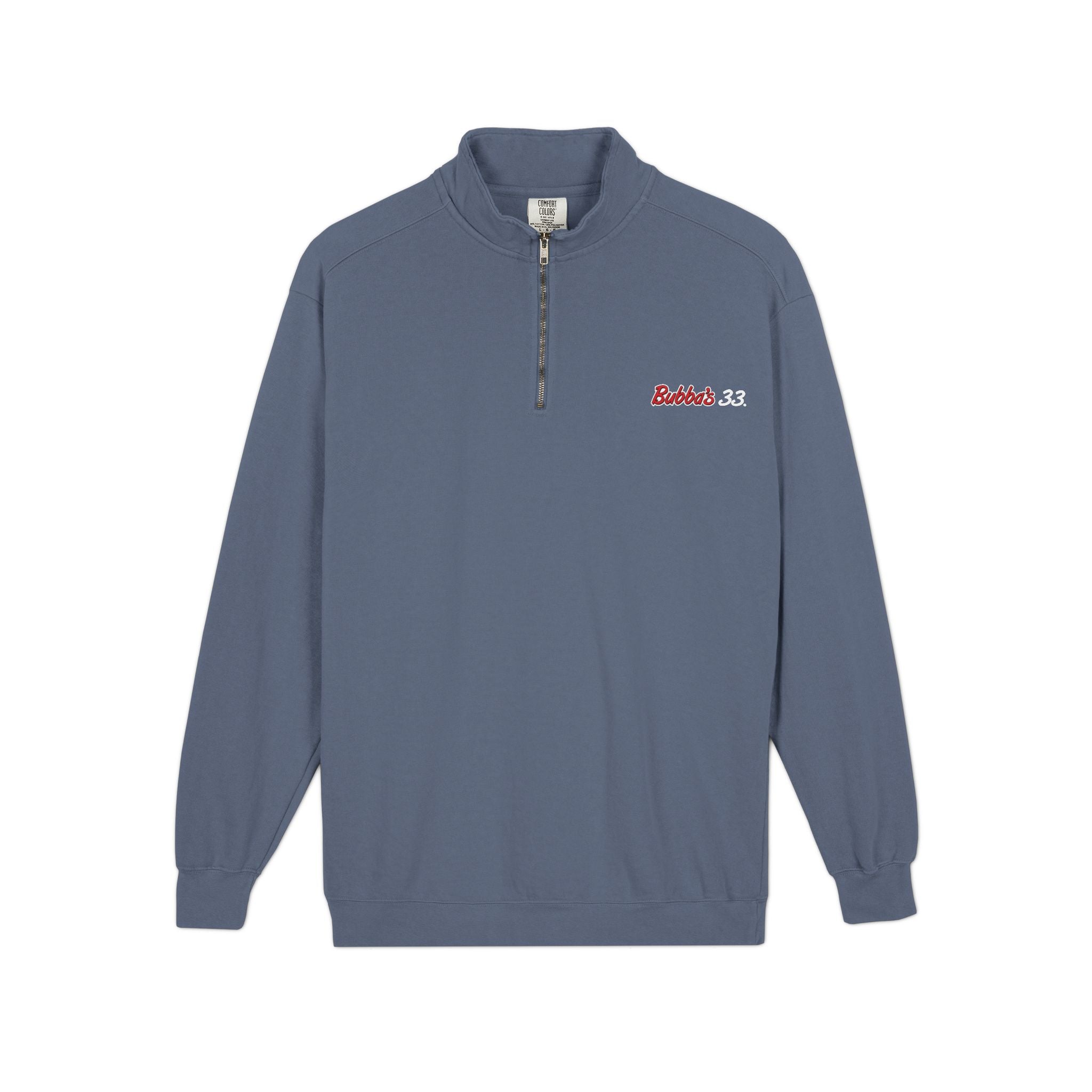 Bubba's 33 Comfort Colors Ring Spun 1/4-Zip Sweatshirt