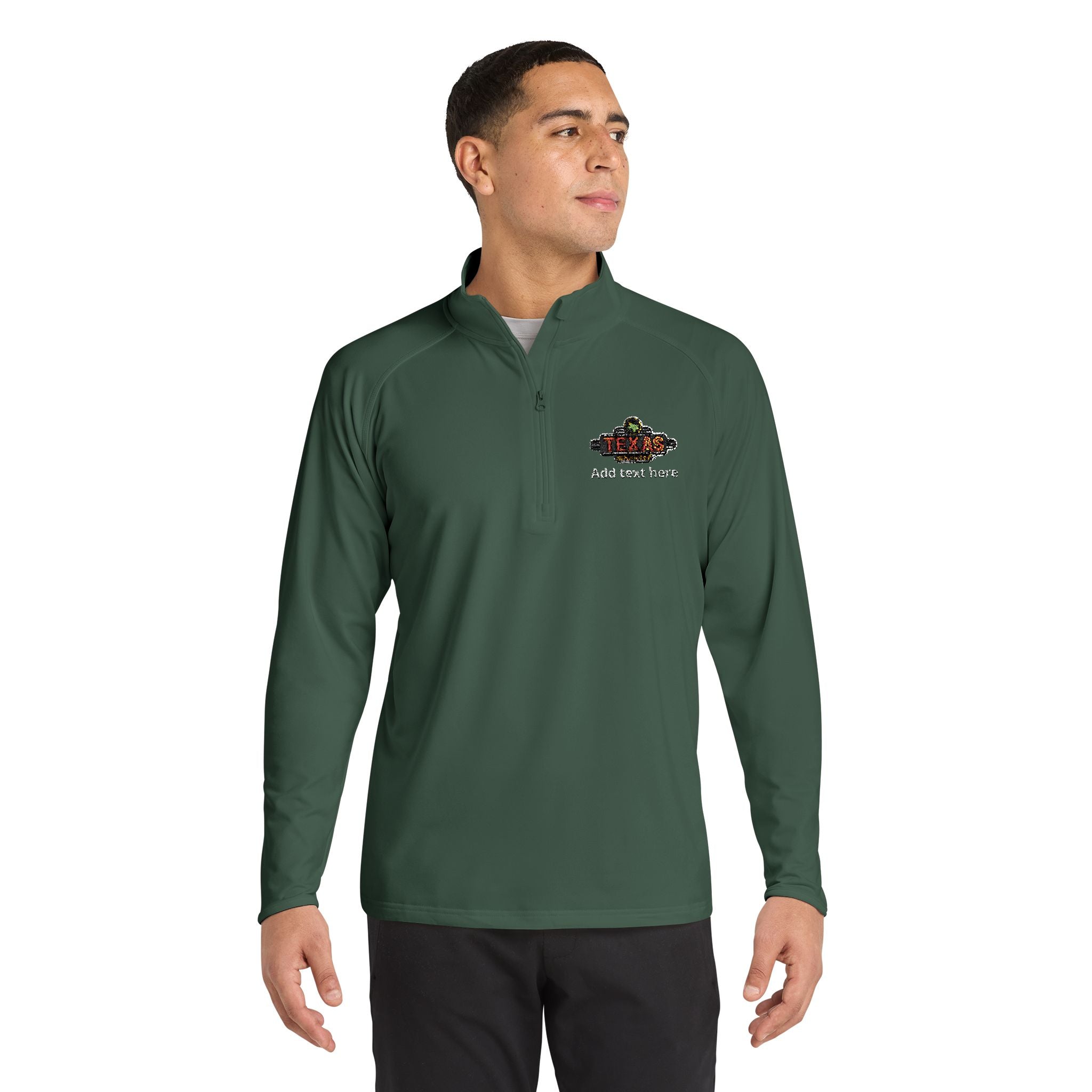 Texas Roadhouse Men's Sport-Tek Sport-Wick Stretch 1/4-Zip Pullover