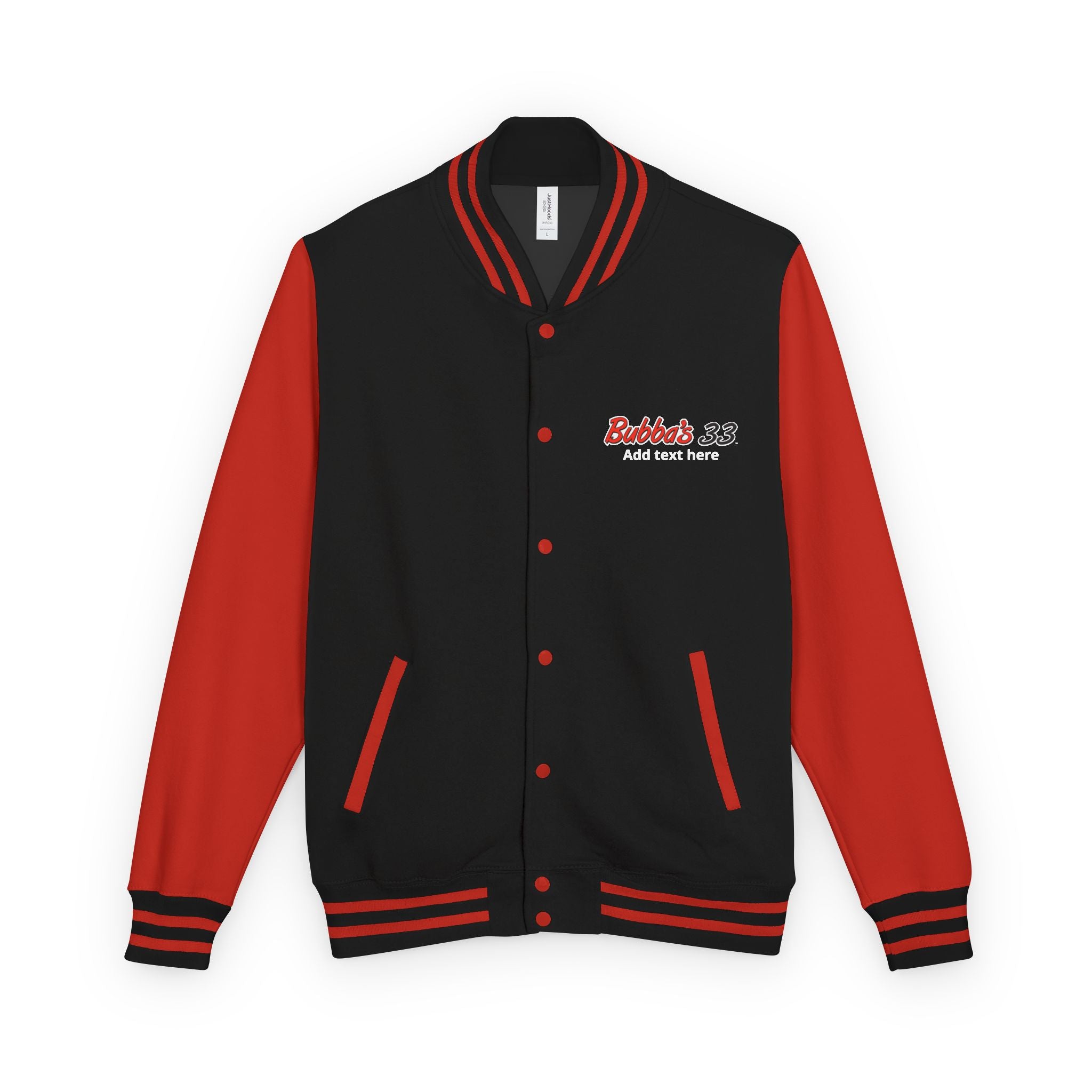 Bubba's 33 Unisex Heavyweight Letterman Jacket