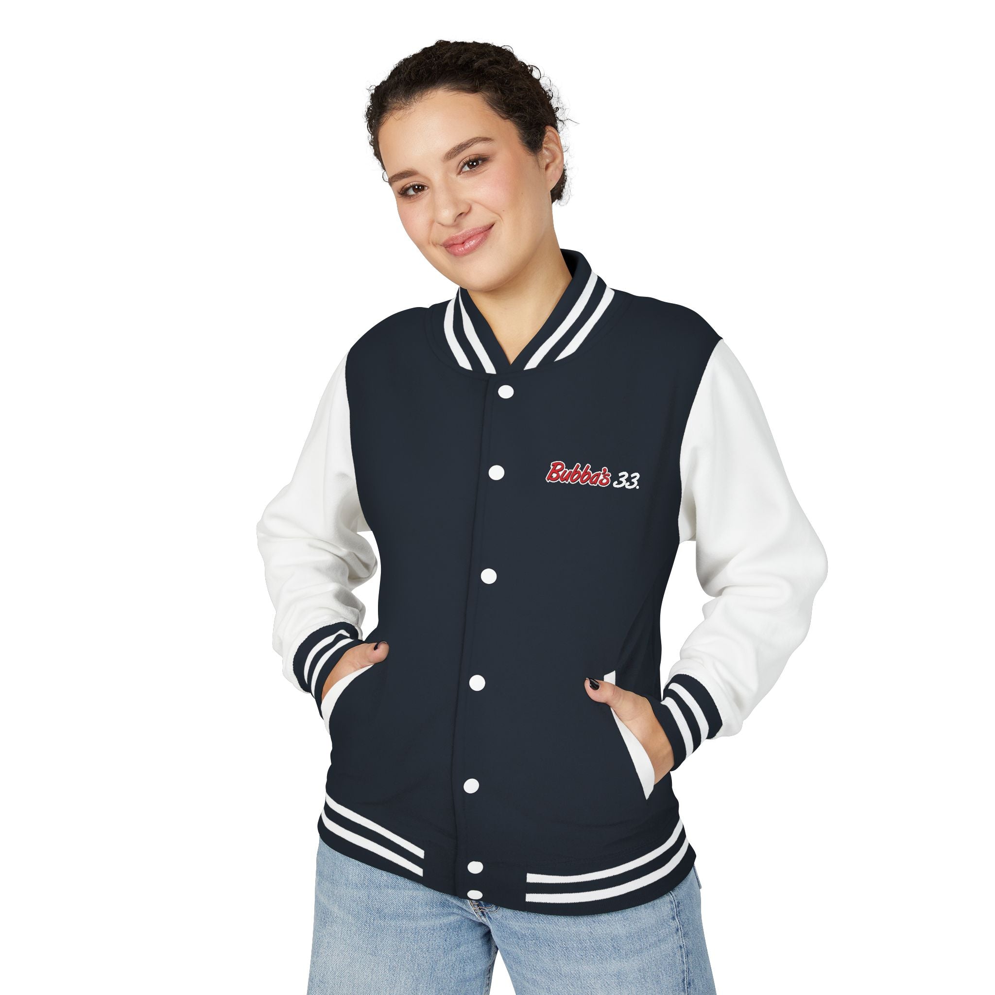 Bubba's 33 Unisex Heavyweight Vintage Letterman Jacket