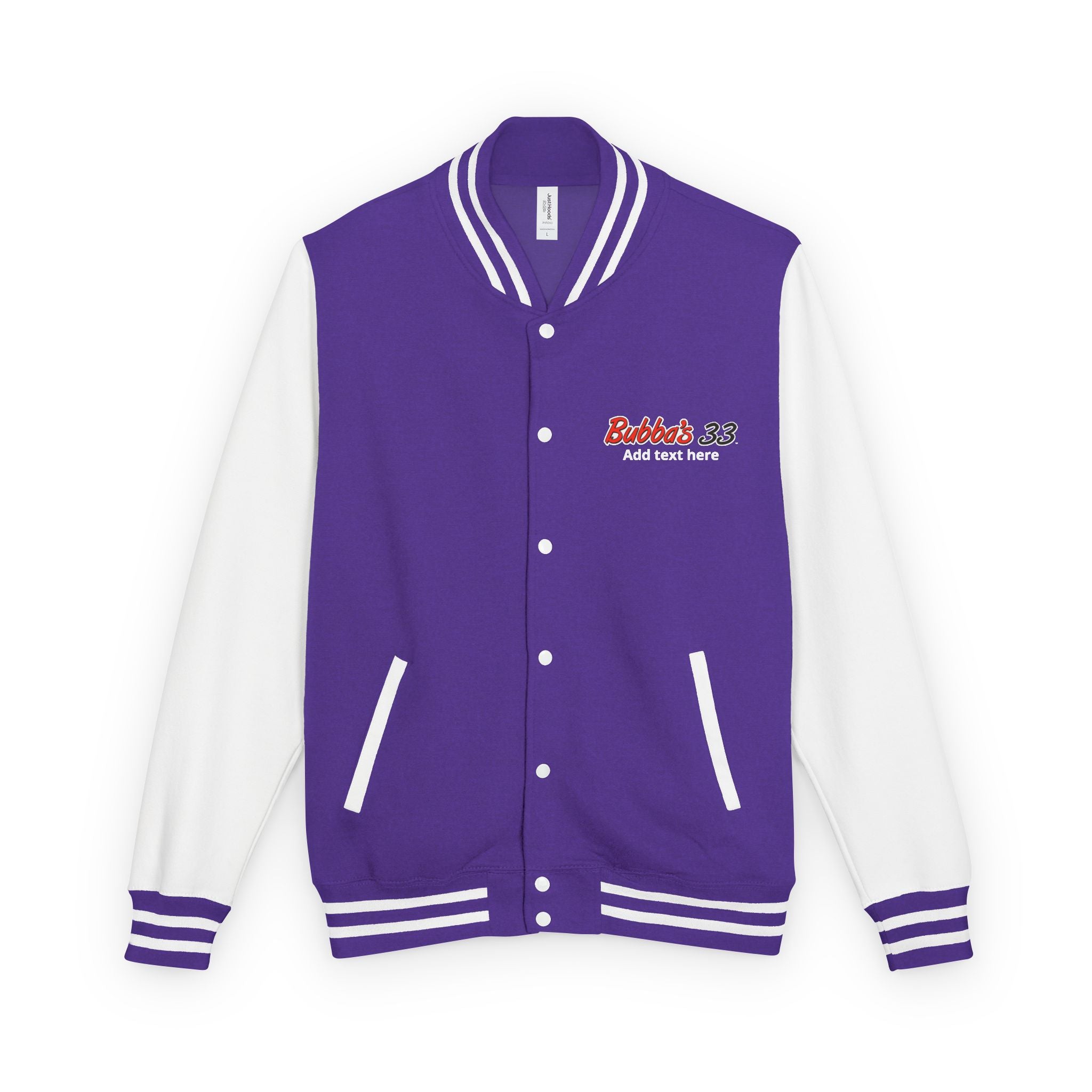 Bubba's 33 Unisex Heavyweight Letterman Jacket