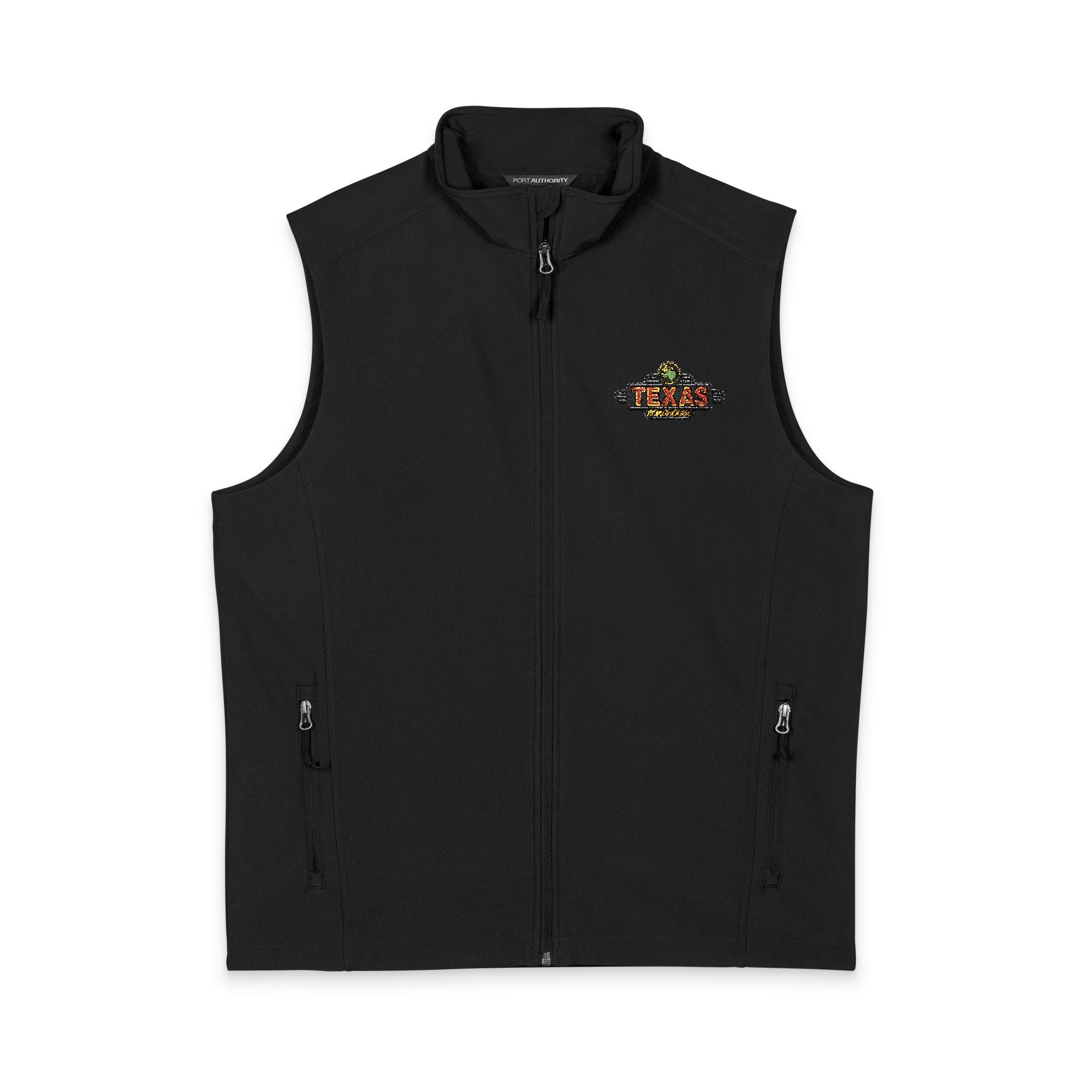 Texas Roadhouse Port Authority Men's Black Soft Shell Vest