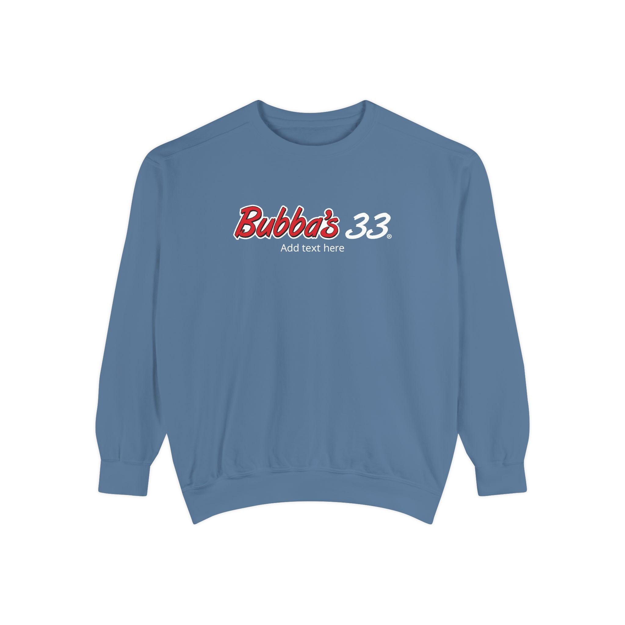 Bubba's 33 Comfort Colors Unisex Garment-Dyed Crewneck Sweatshirt