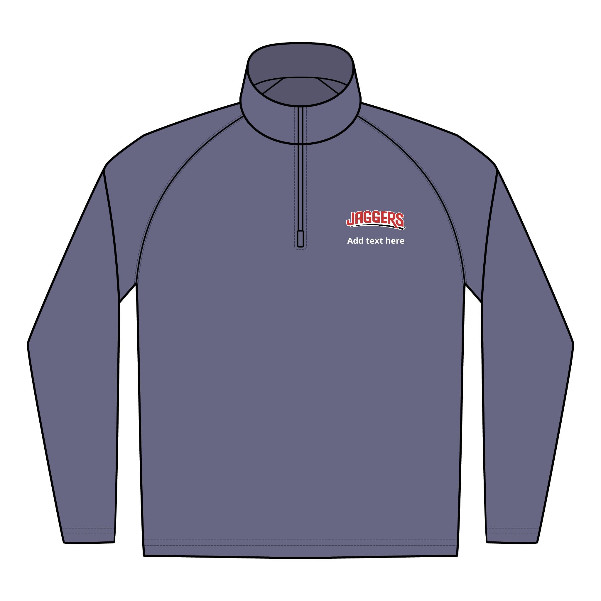 Jaggers Men's Sport-Tek Sport-Wick Stretch 1/4-Zip Pullover