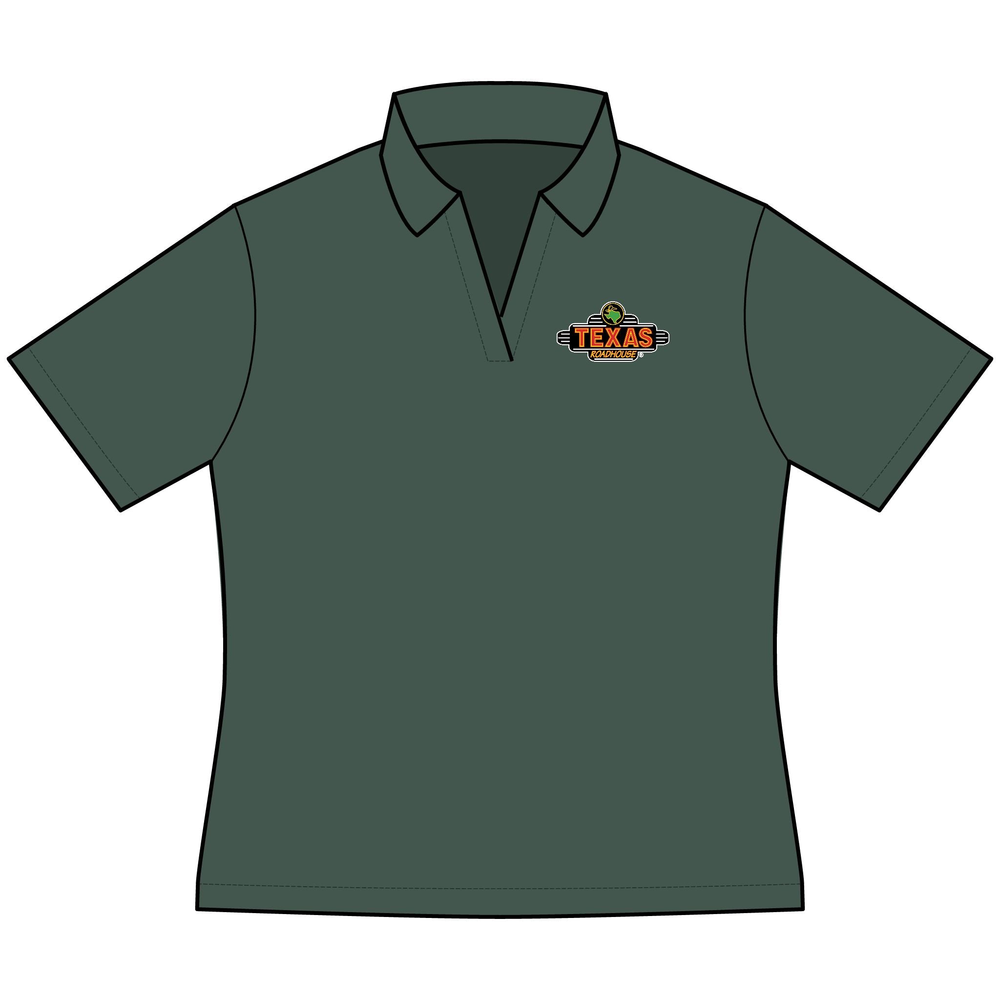 Texas Roadhouse Women's Sport-Tek PosiCharge Racer Mesh Polo