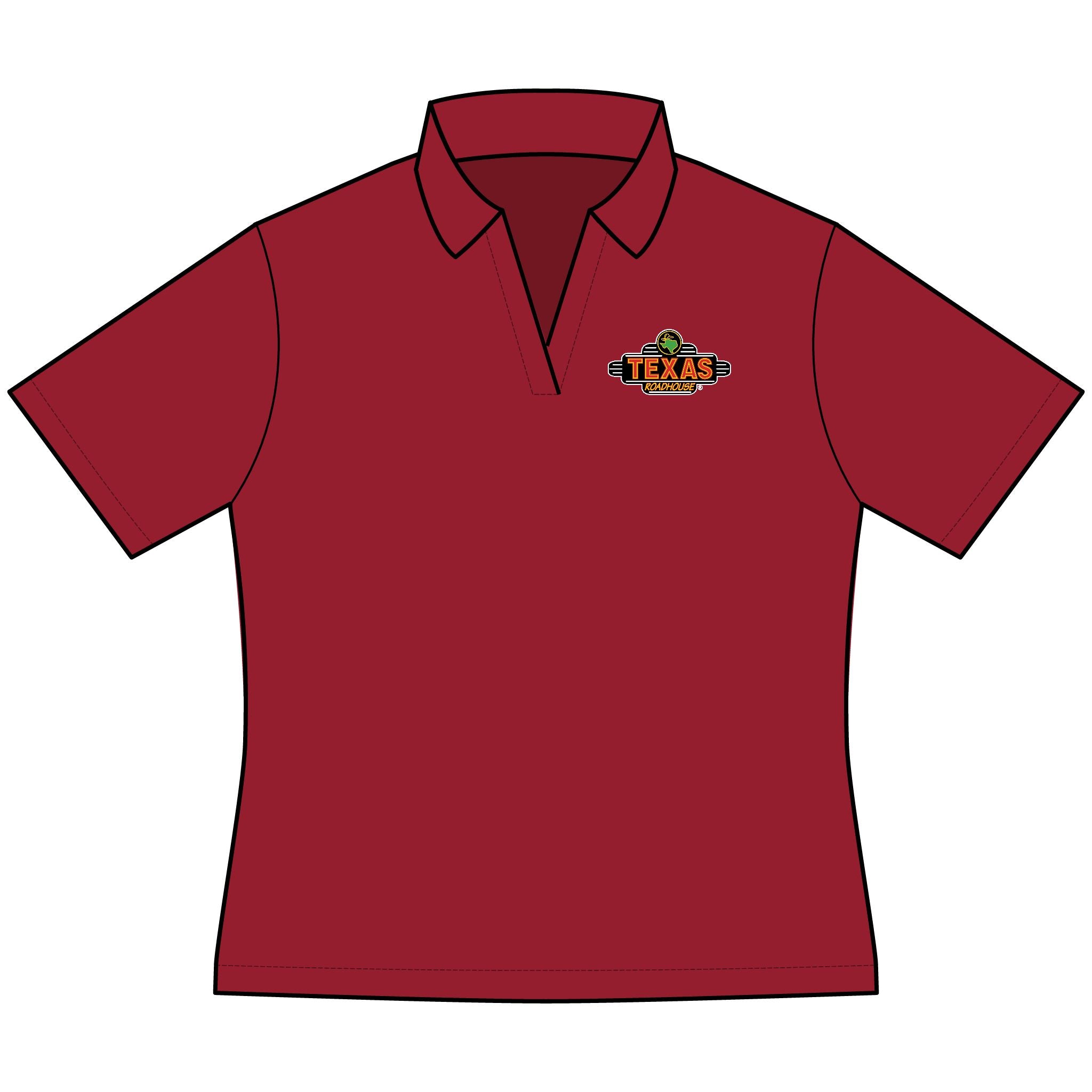 Texas Roadhouse Women's Sport-Tek PosiCharge Racer Mesh Polo