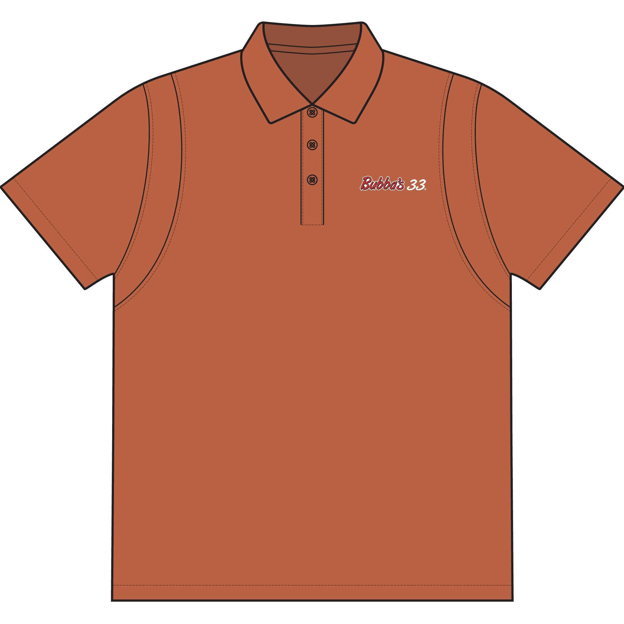 Bubba's 33 SportTek Micropique Sport-Wick Polo