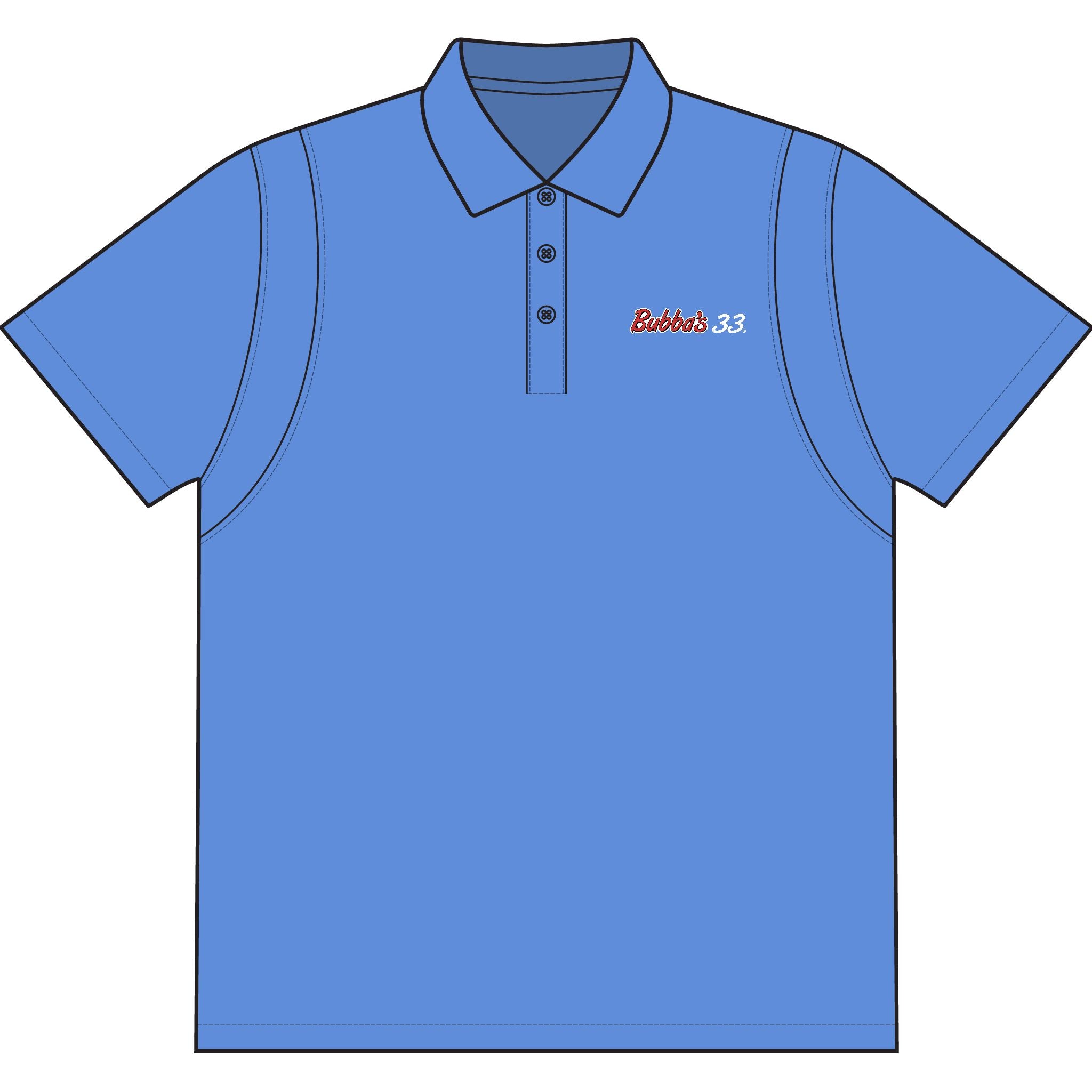 Bubba's 33 SportTek Micropique Sport-Wick Polo