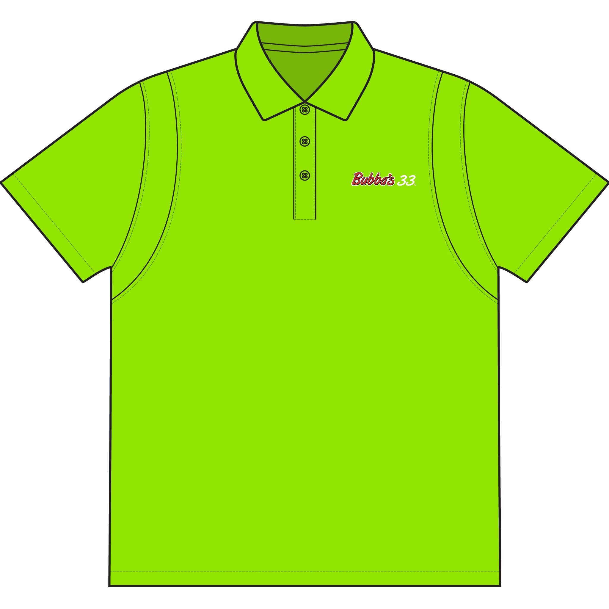 Bubba's 33 SportTek Micropique Sport-Wick Polo