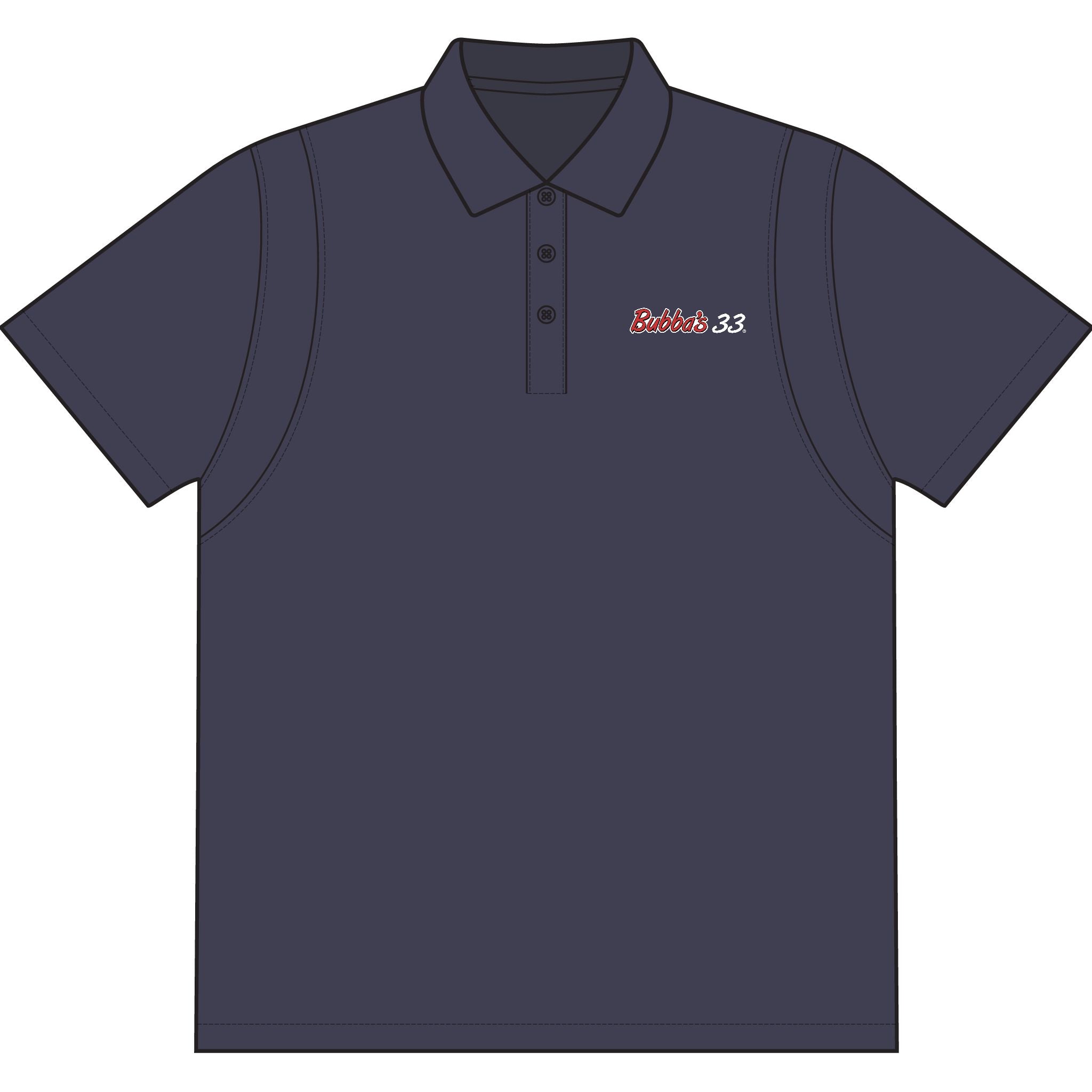 Bubba's 33 SportTek Micropique Sport-Wick Polo