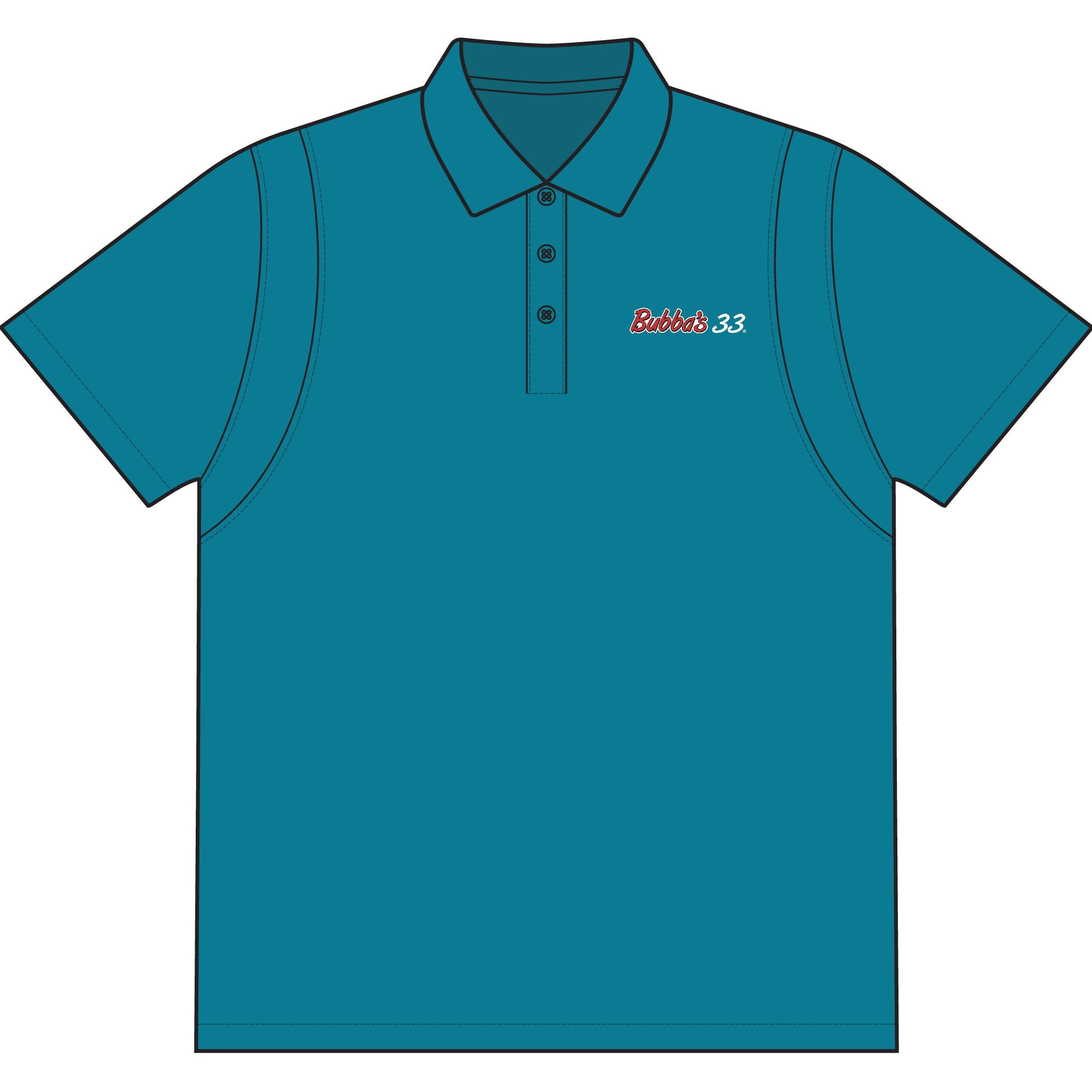 Bubba's 33 SportTek Micropique Sport-Wick Polo