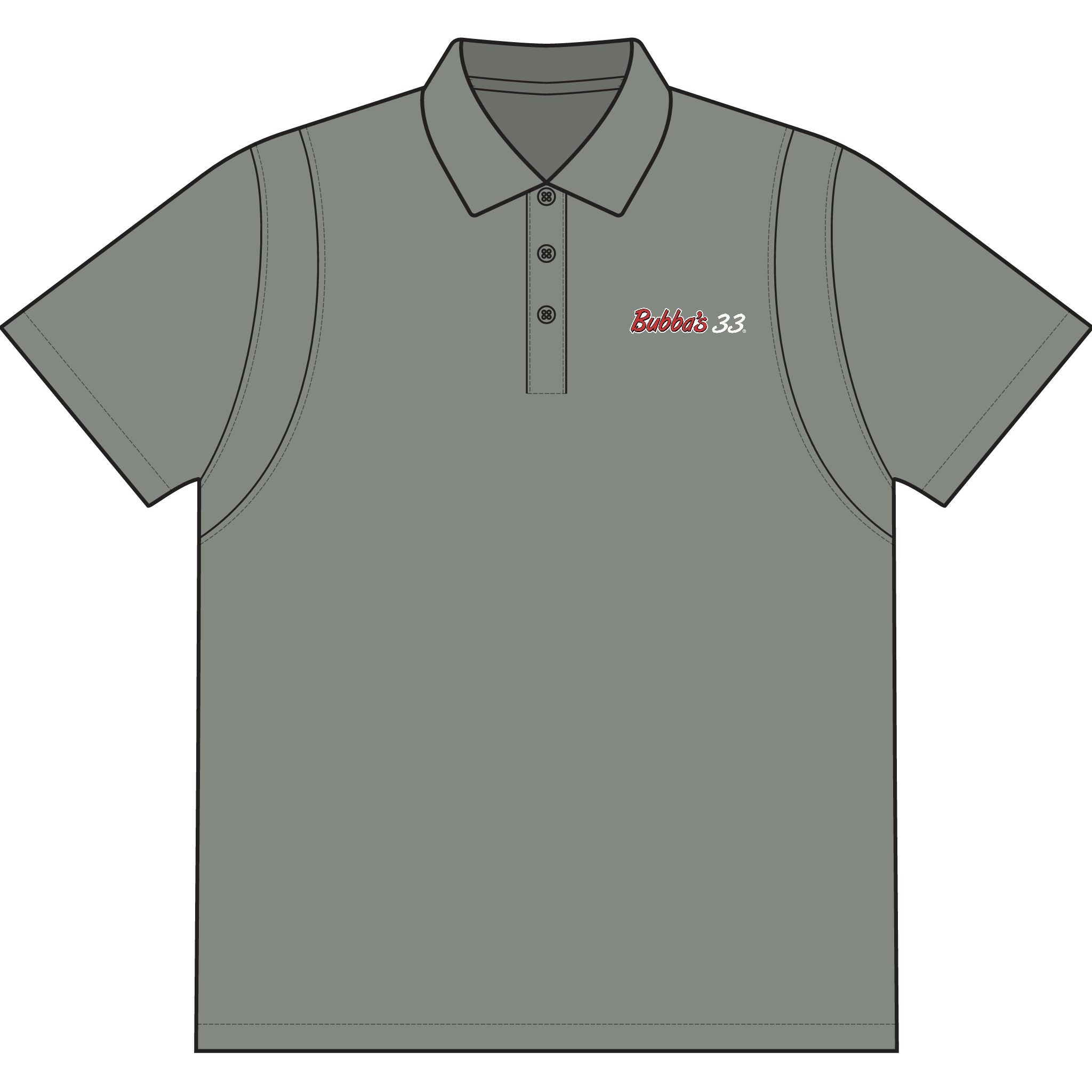 Bubba's 33 SportTek Micropique Sport-Wick Polo