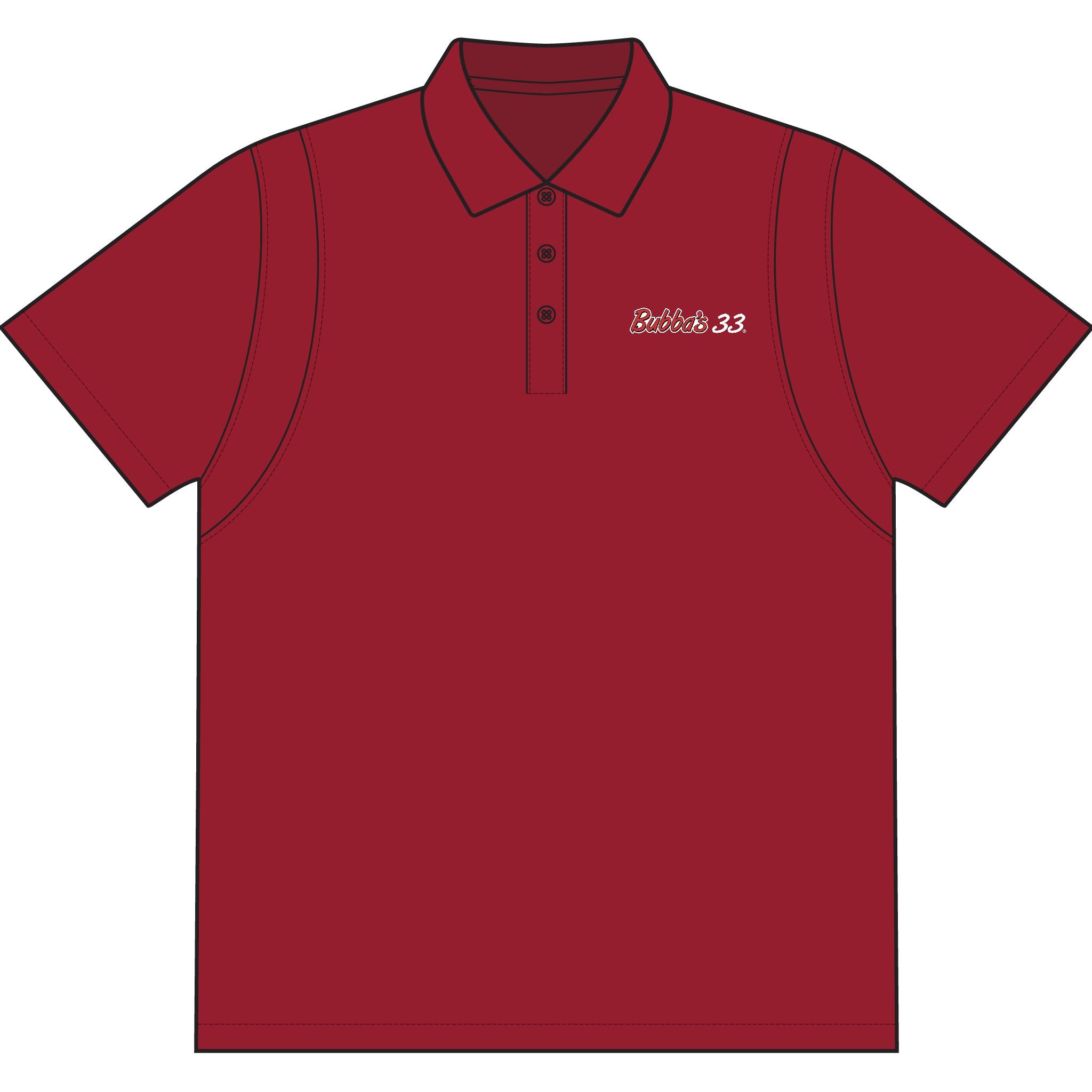 Bubba's 33 SportTek Micropique Sport-Wick Polo