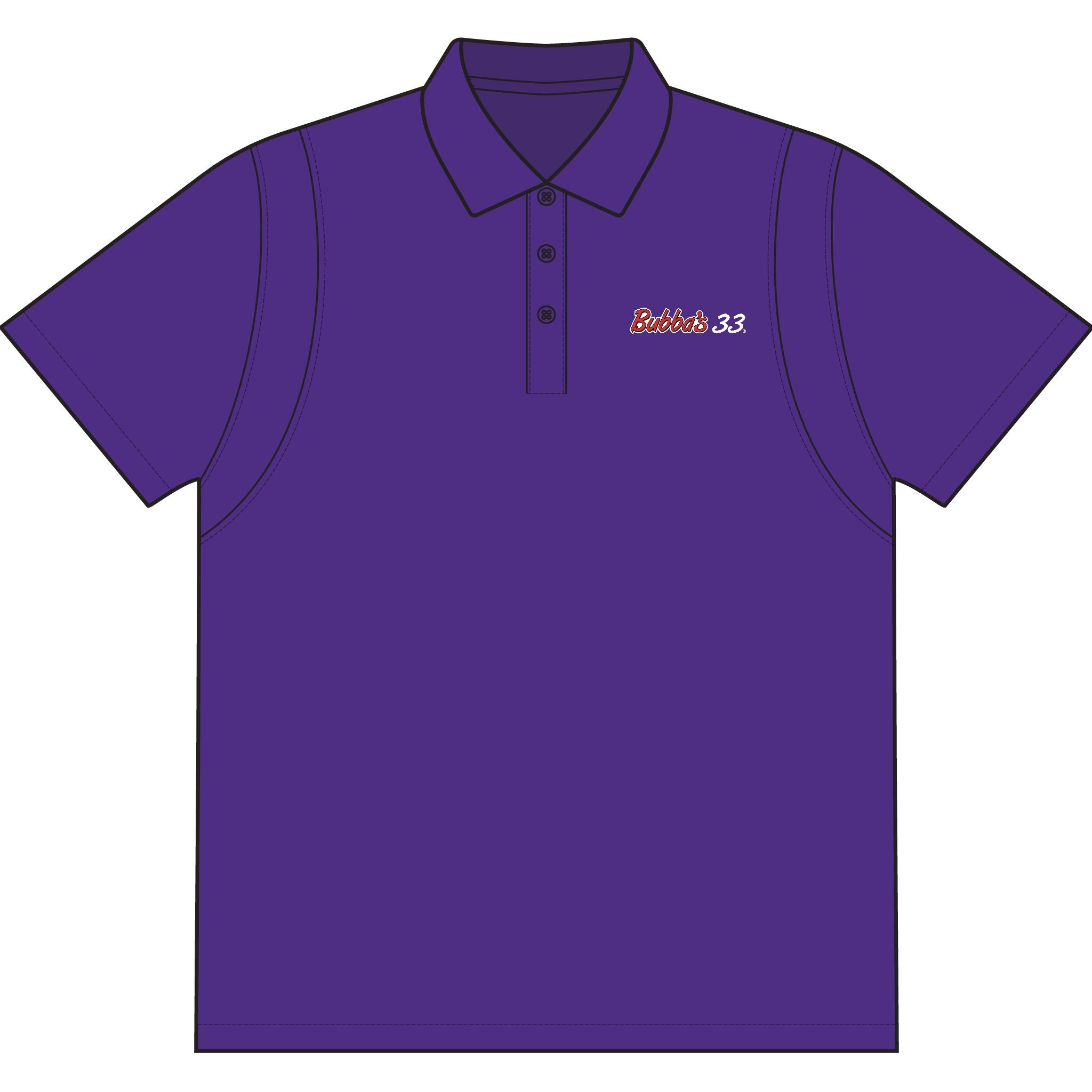Bubba's 33 SportTek Micropique Sport-Wick Polo