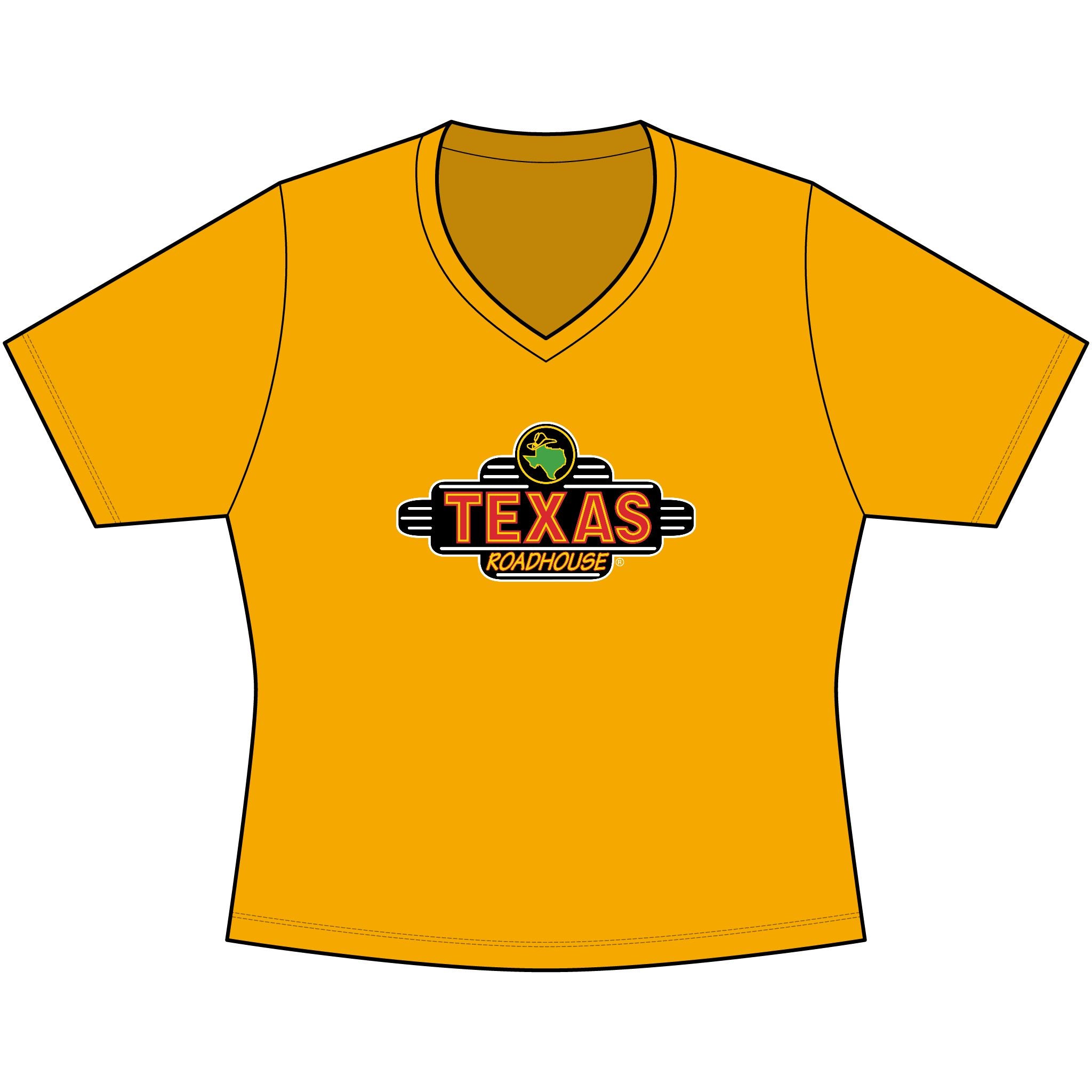 Texas Roadhouse Sport-Tek Women's PosiCharge Competitor V-Neck Tee