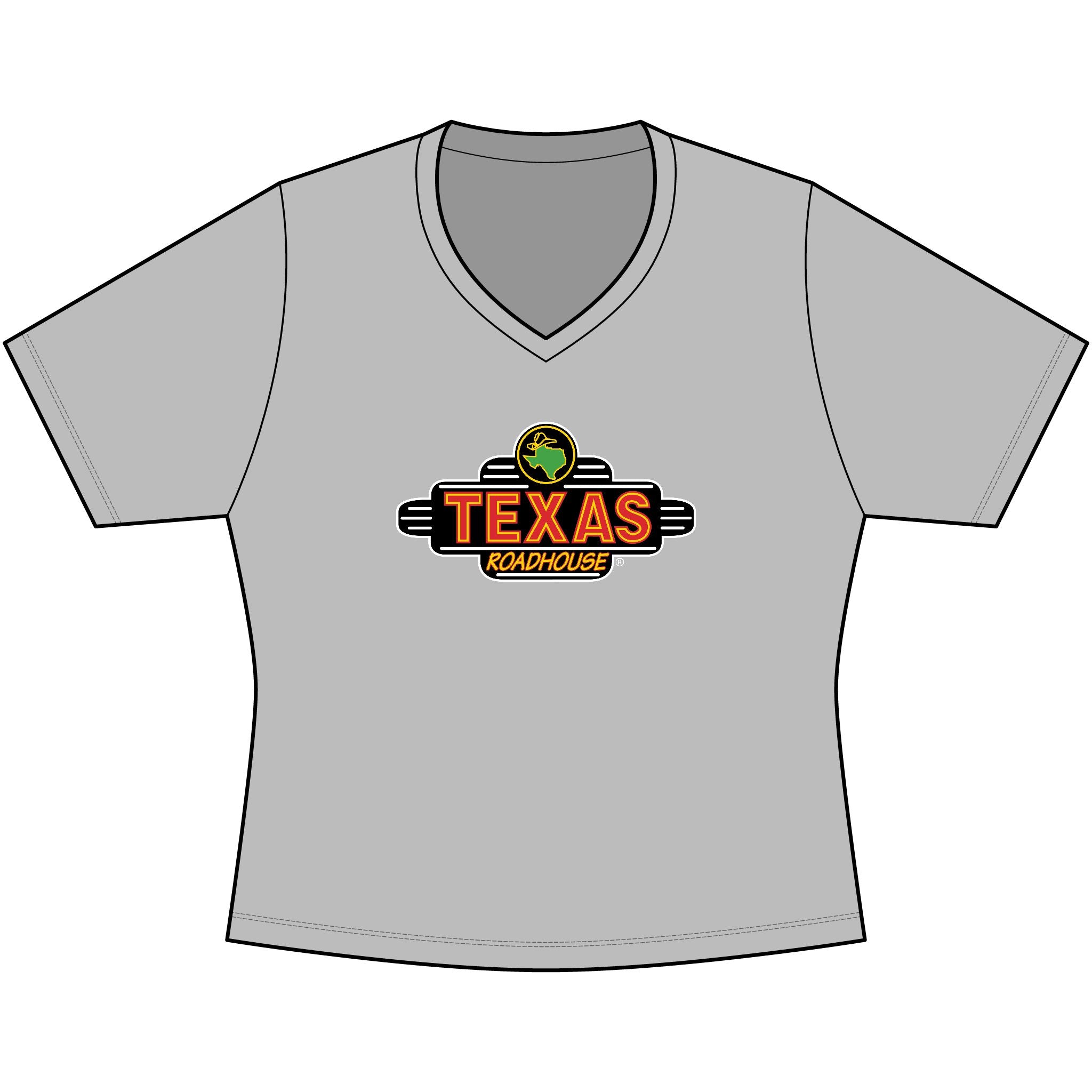 Texas Roadhouse Sport-Tek Women's PosiCharge Competitor V-Neck Tee