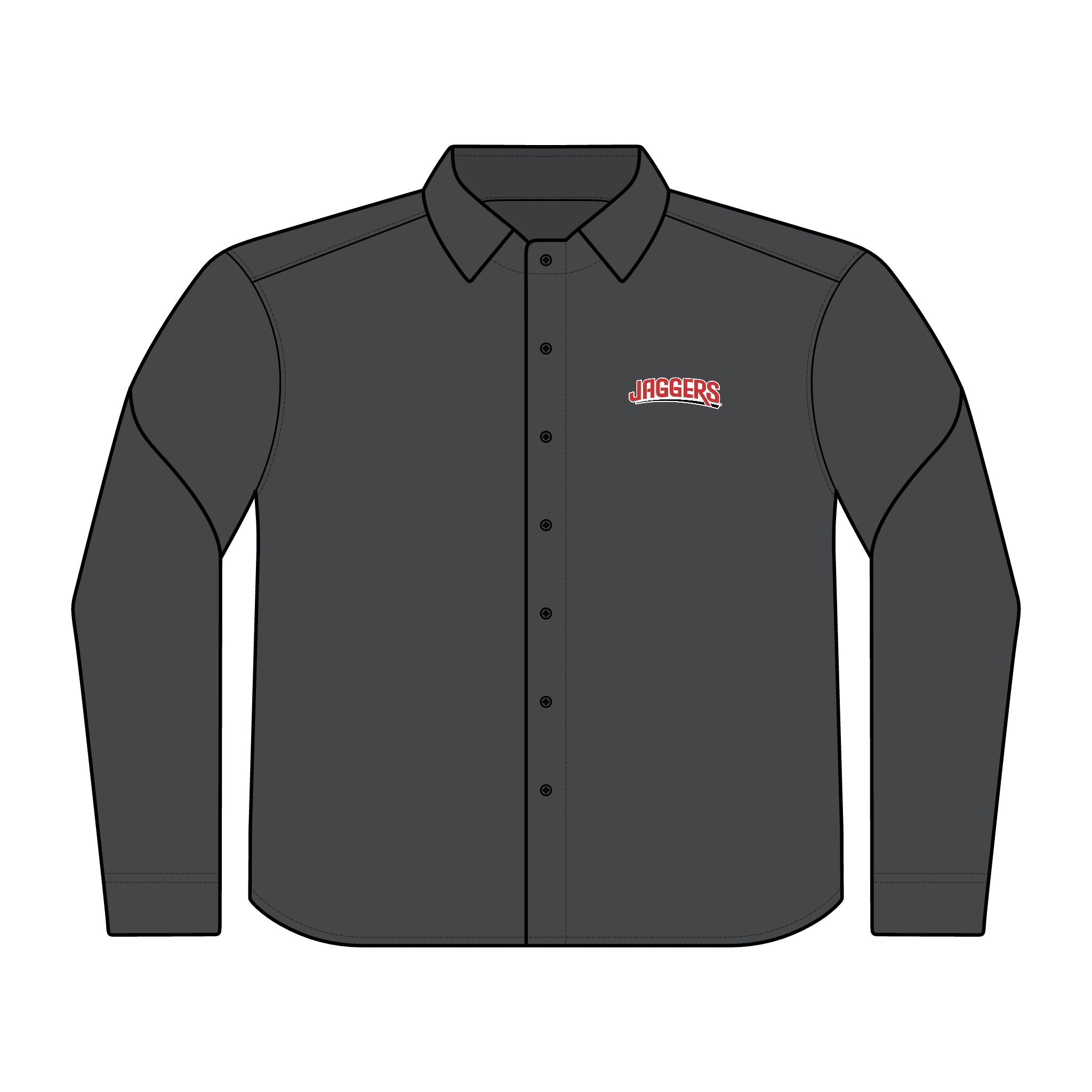 Jaggers Men's Mercer+Mettle Long Sleeve Stretch Woven Shirt
