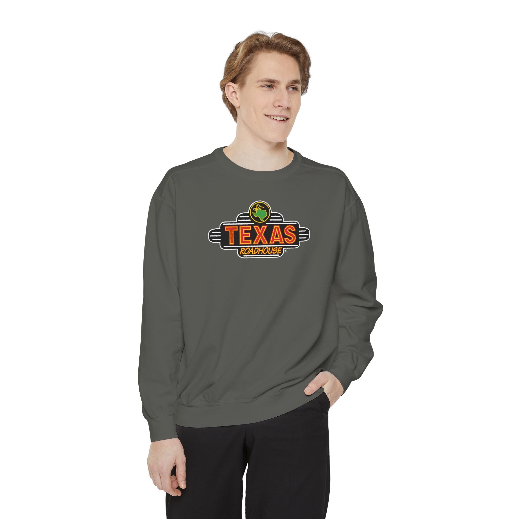 Texas Roadhouse Comfort Colors Unisex Garment-Dyed Crewneck Sweatshirt