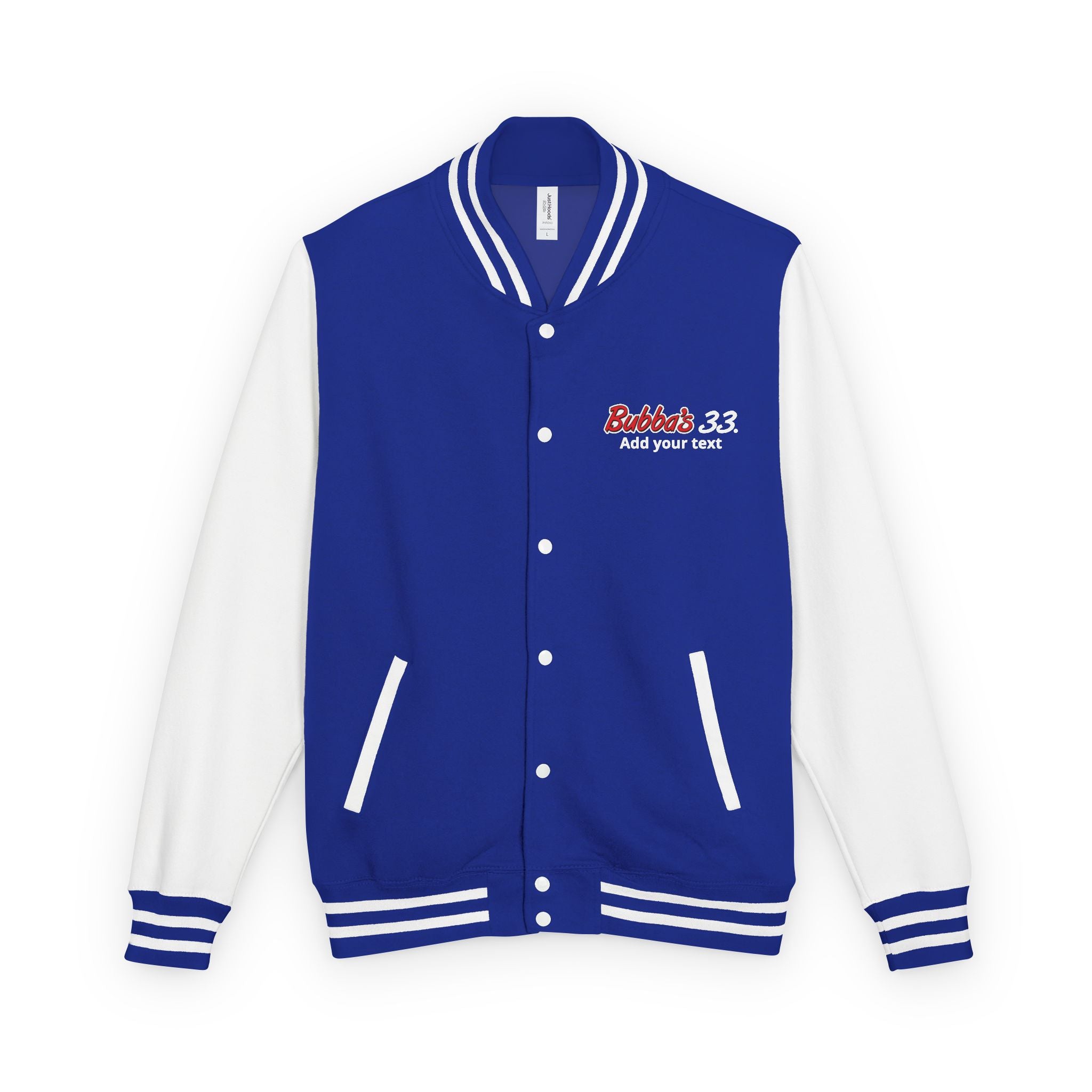 Bubba's 33 Unisex Heavyweight Letterman Jacket