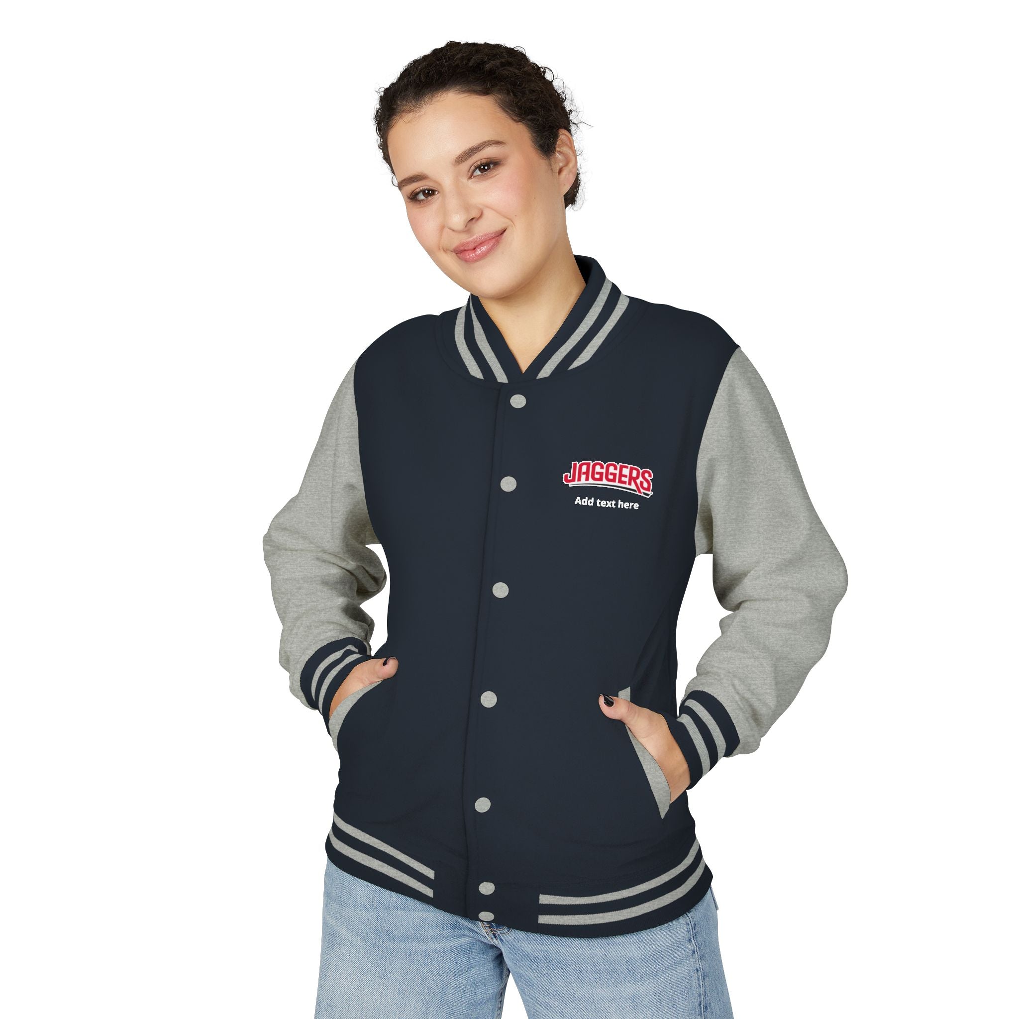 JAGGERS Unisex Heavyweight Vintage Letterman Jacket