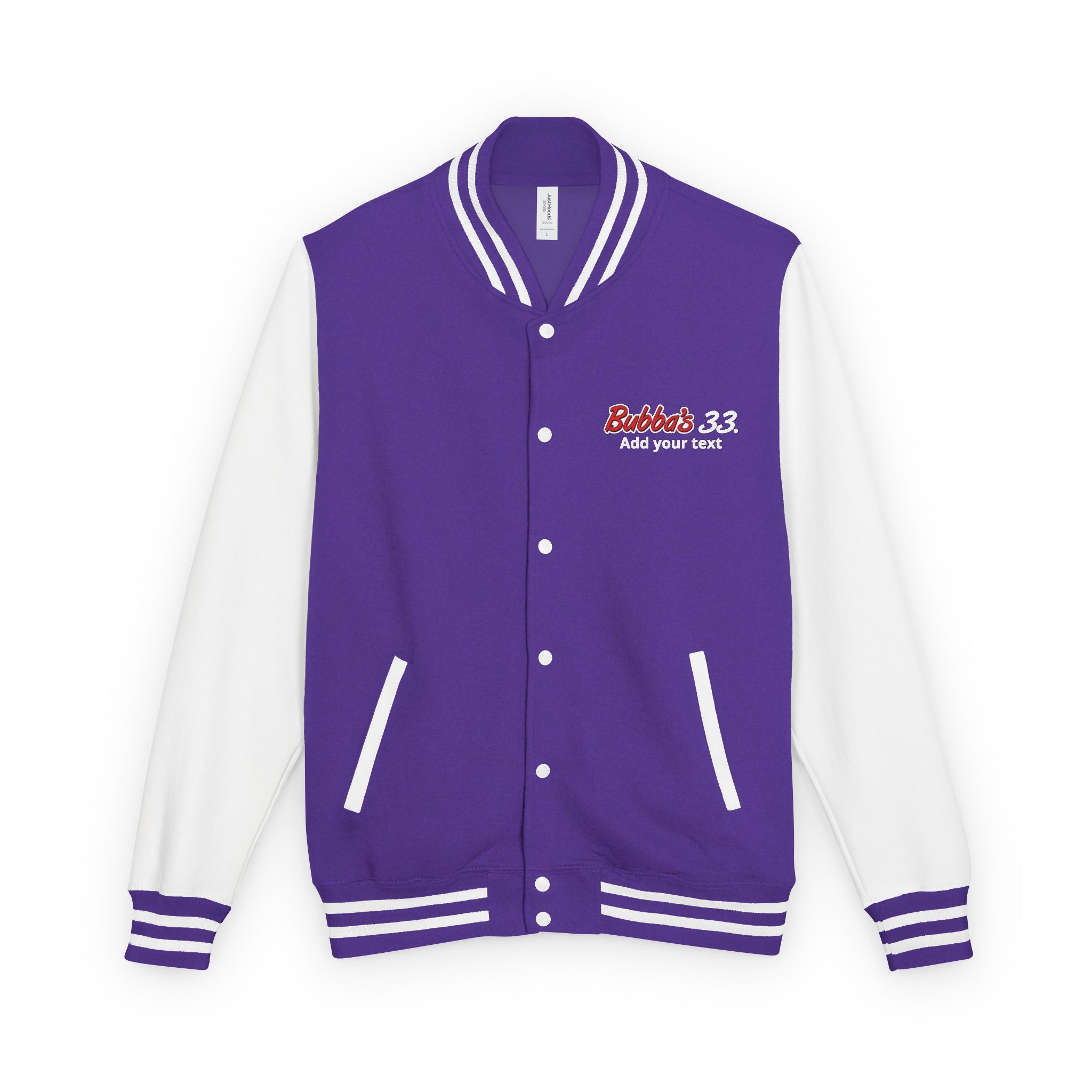 Bubba's 33 Unisex Heavyweight Letterman Jacket