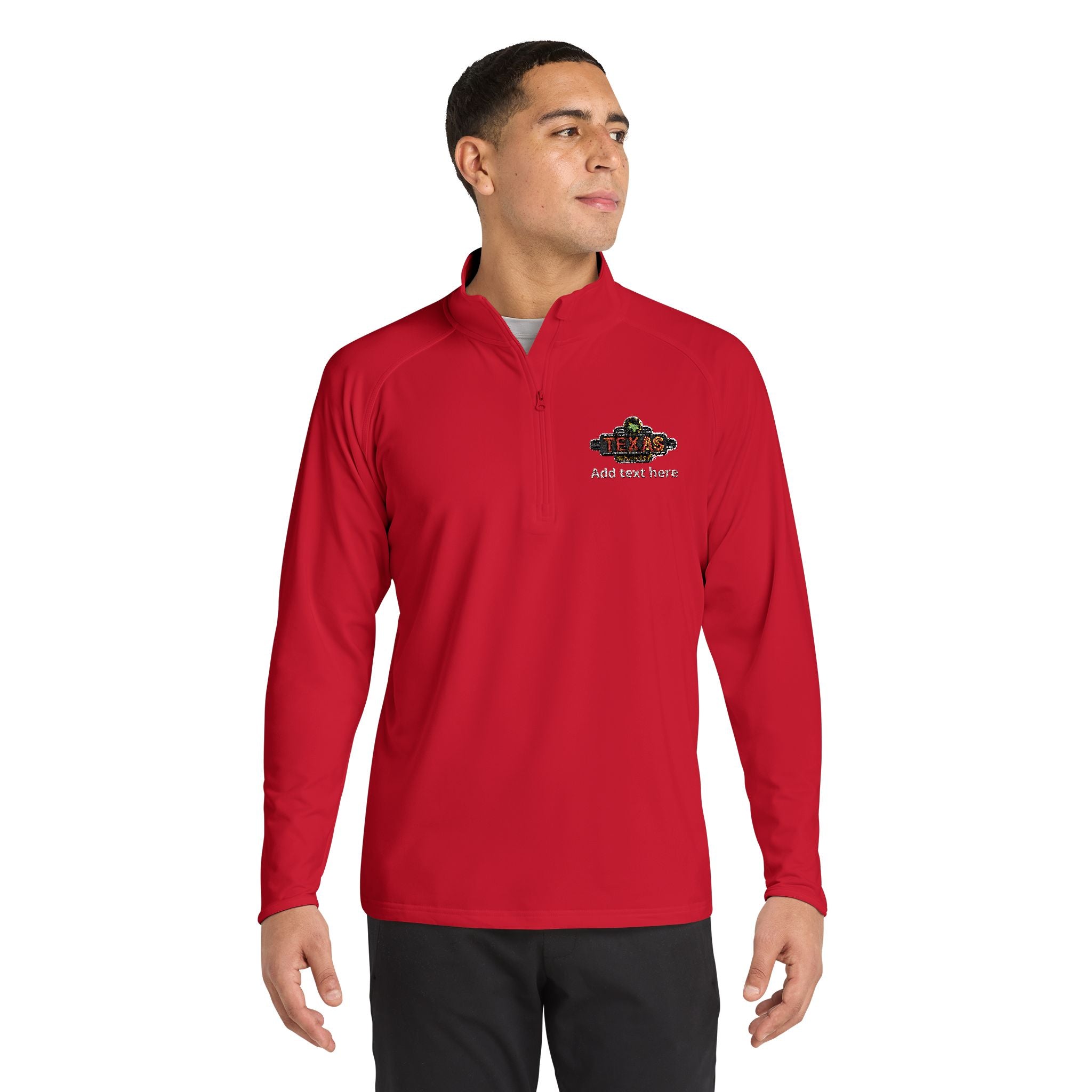 Texas Roadhouse Men's Sport-Tek Sport-Wick Stretch 1/4-Zip Pullover