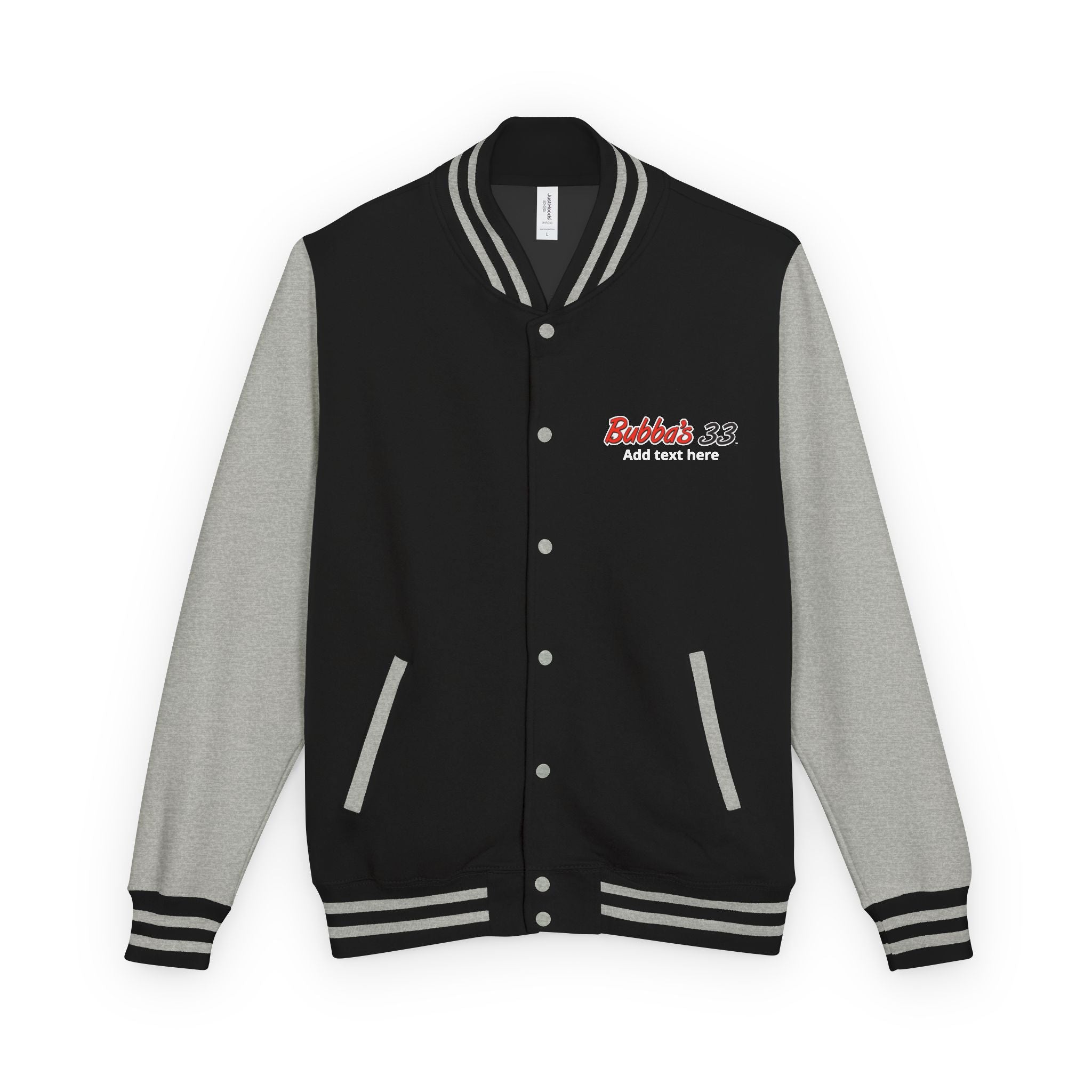 Bubba's 33 Unisex Heavyweight Letterman Jacket