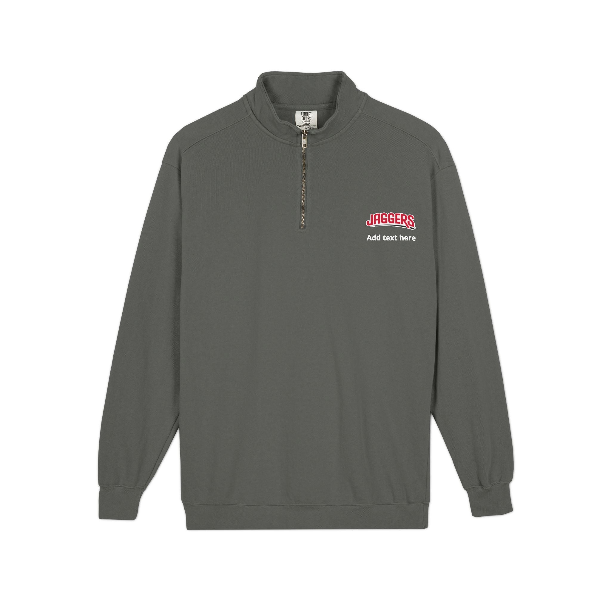 Jaggers Comfort Colors Ring Spun 1/4-Zip Sweatshirt