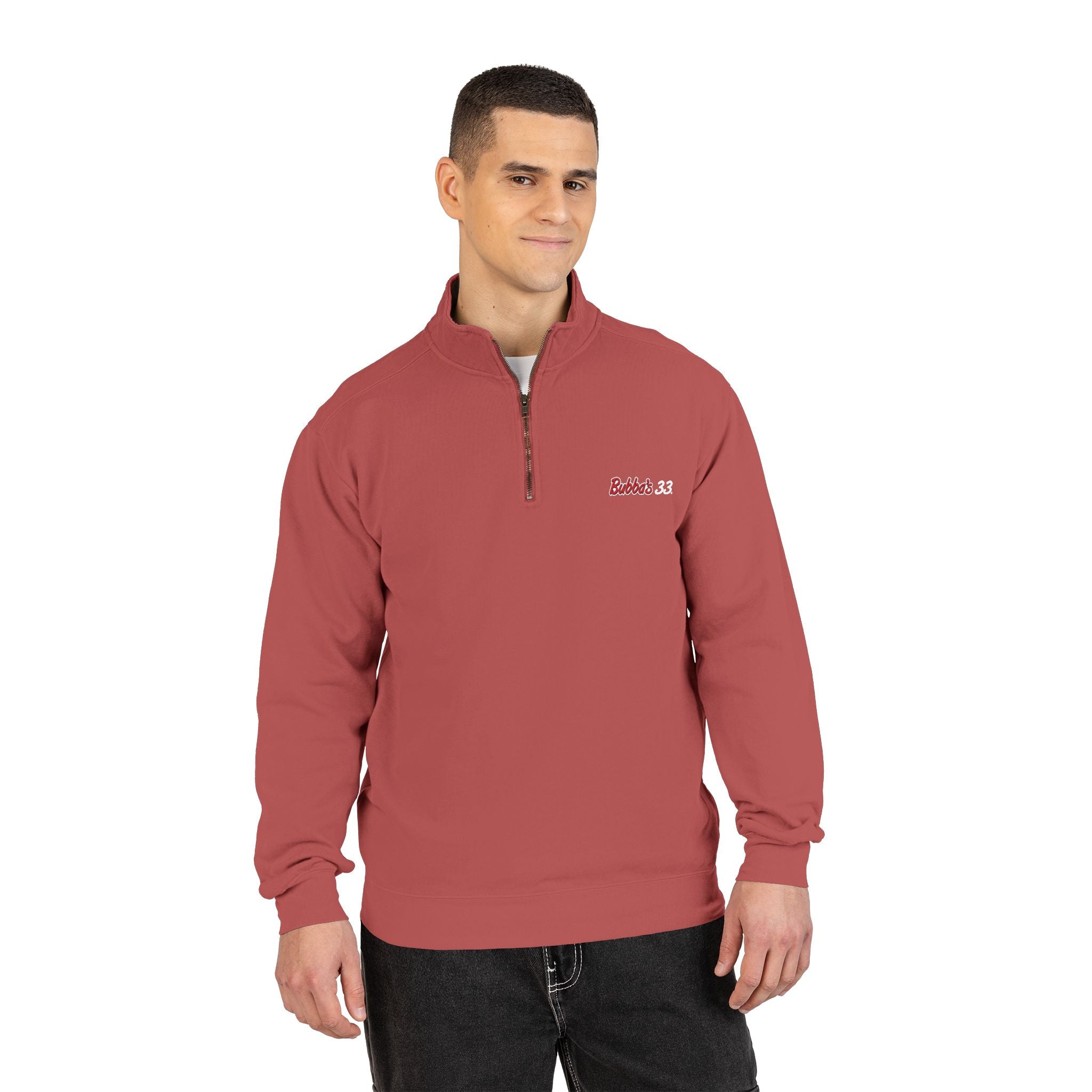 Bubba's 33 Comfort Colors Ring Spun 1/4-Zip Sweatshirt