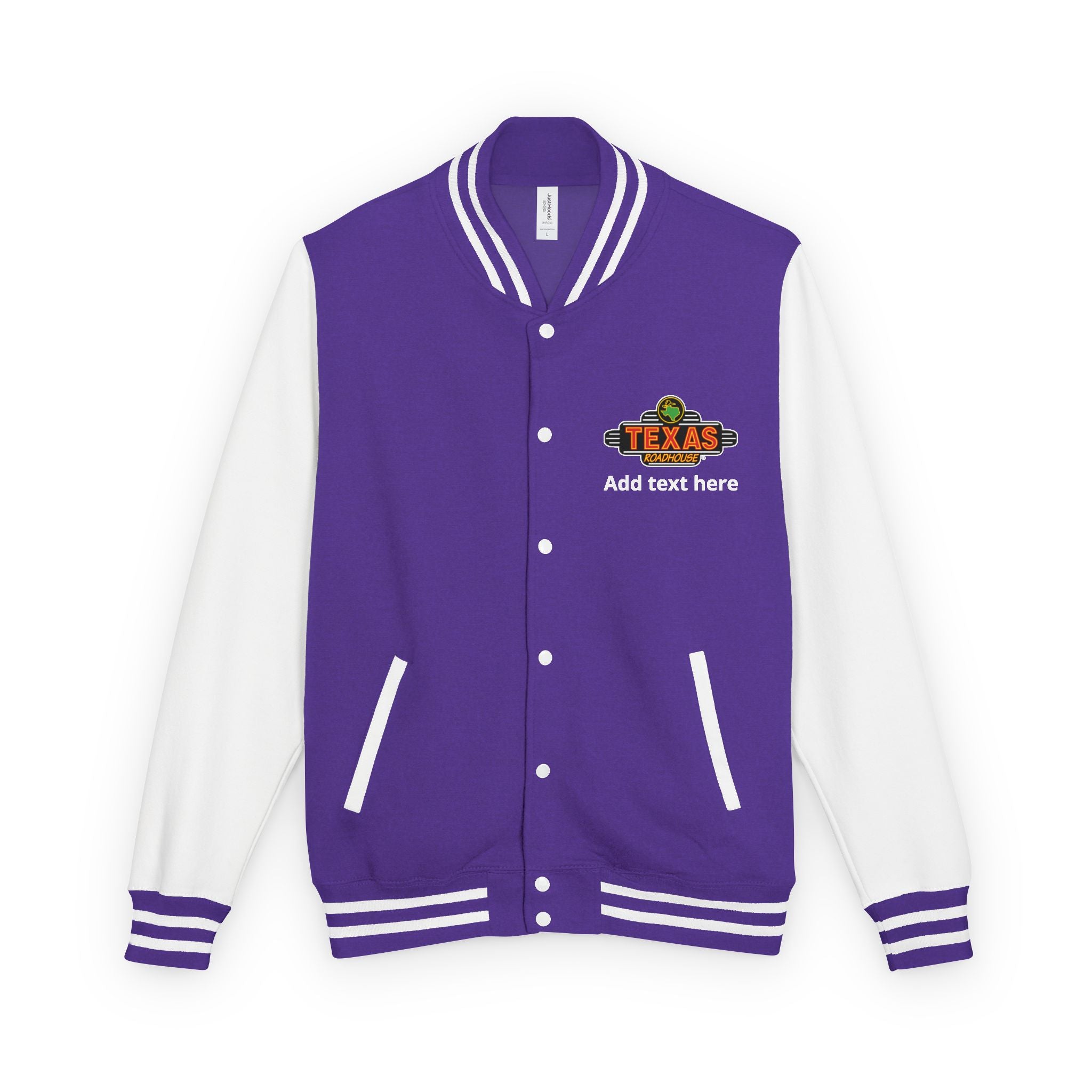 Texas Roadhouse Unisex Heavyweight Letterman Jacket