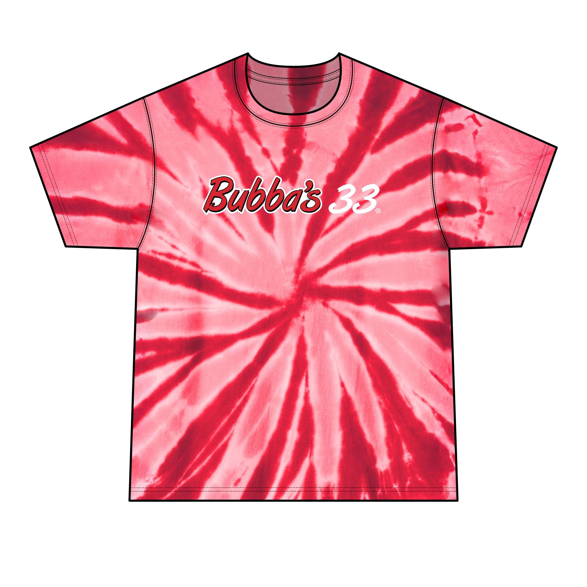 Bubba's 33 Spiral Tie Dye T-Shirt