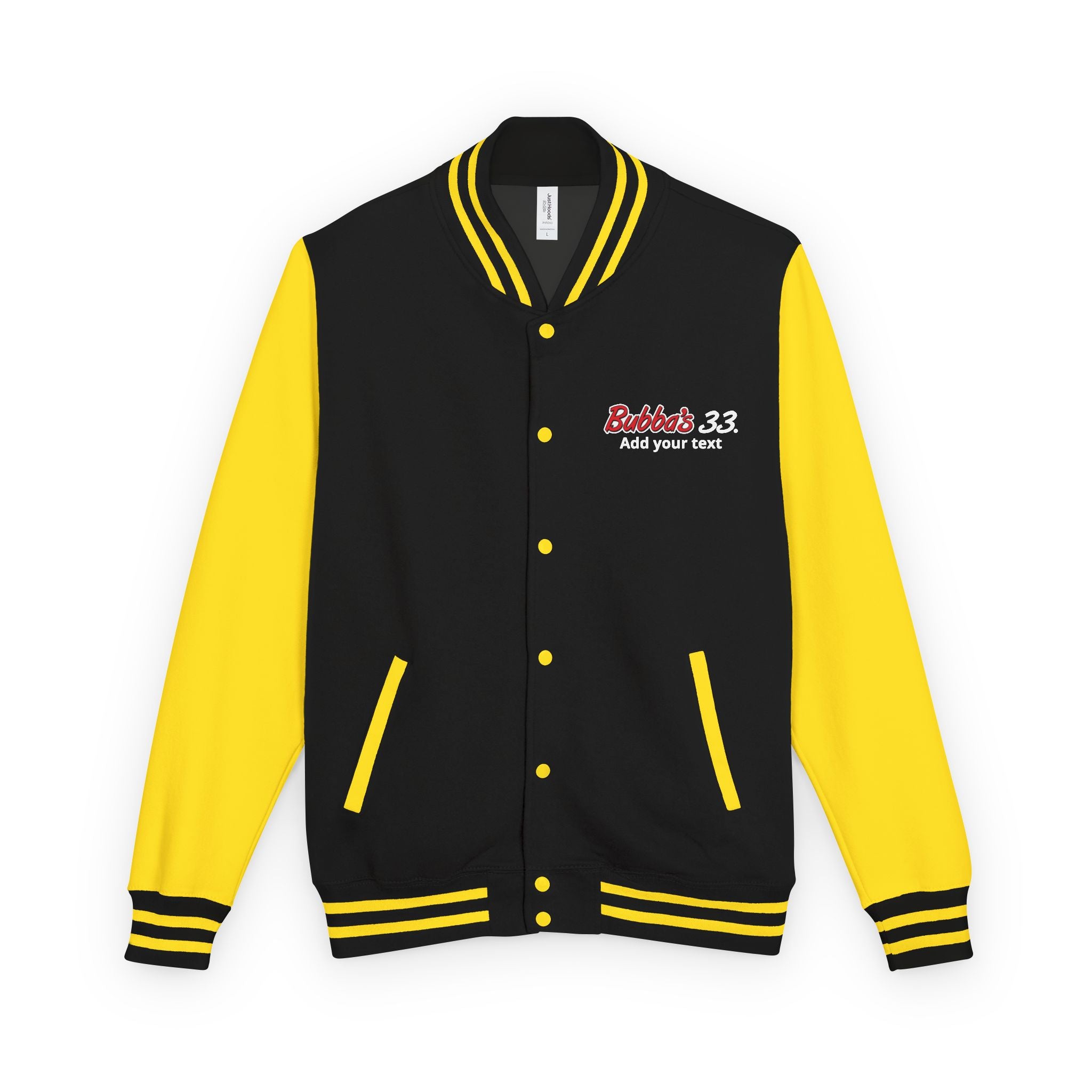 Bubba's 33 Unisex Heavyweight Letterman Jacket