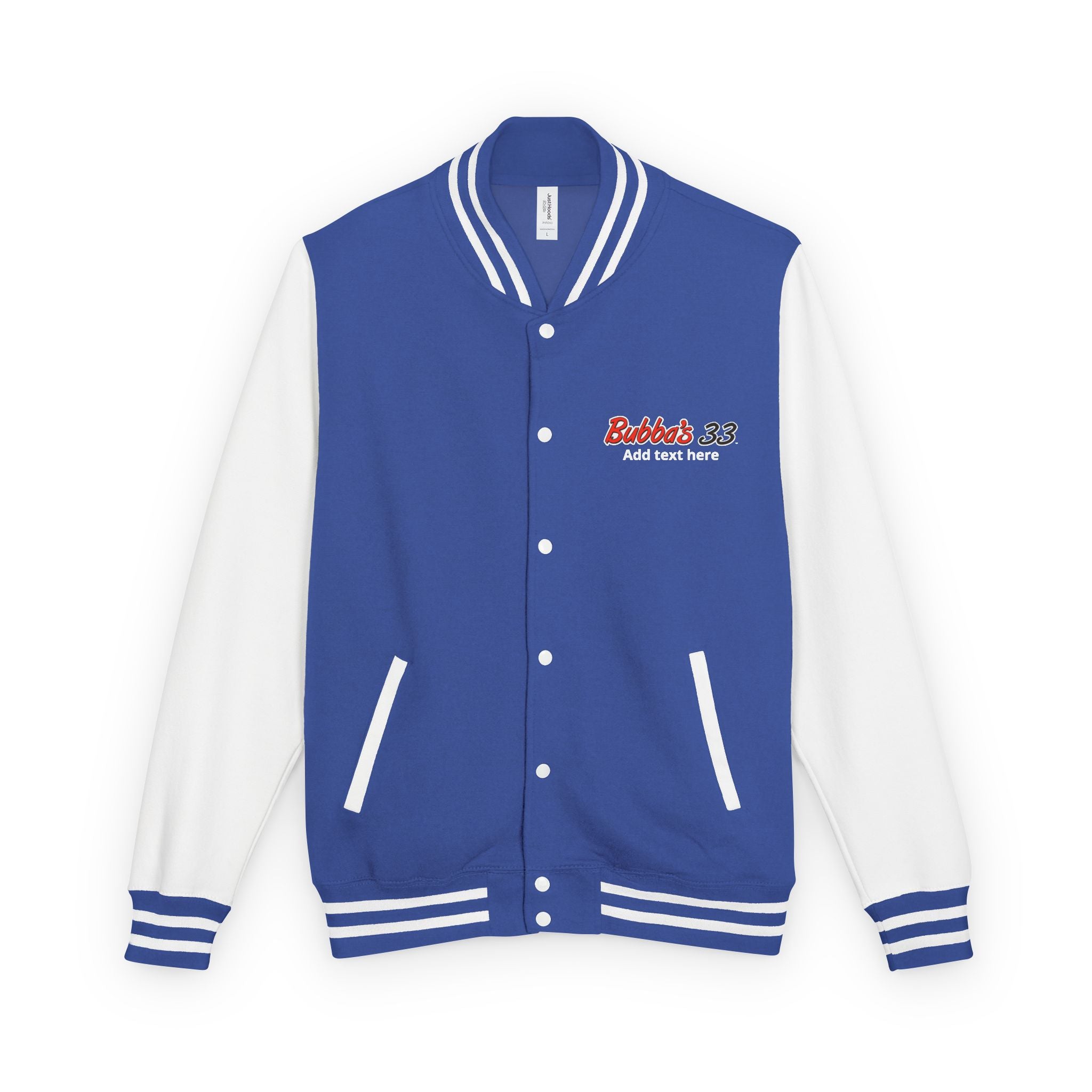 Bubba's 33 Unisex Heavyweight Letterman Jacket