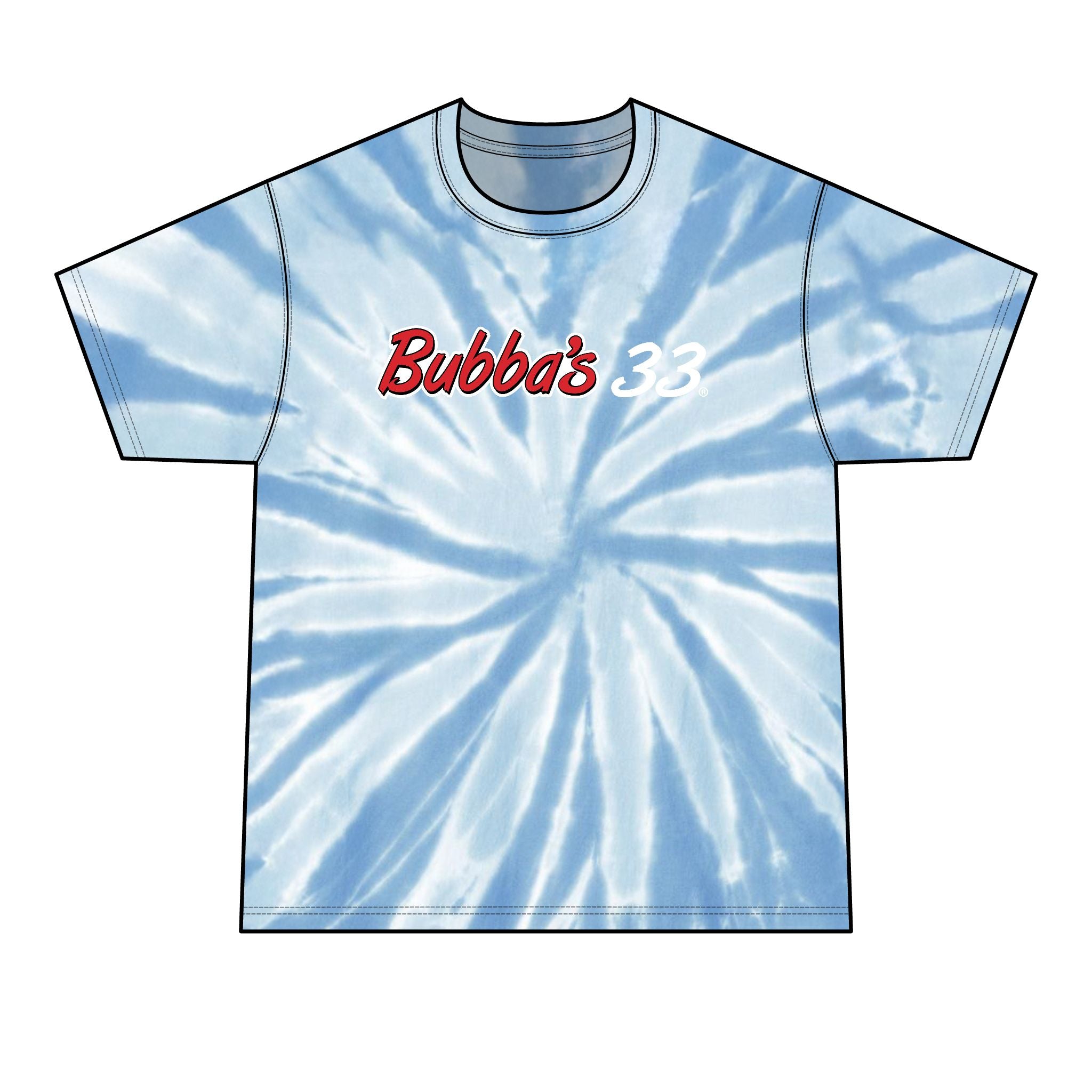 Bubba's 33 Spiral Tie Dye T-Shirt