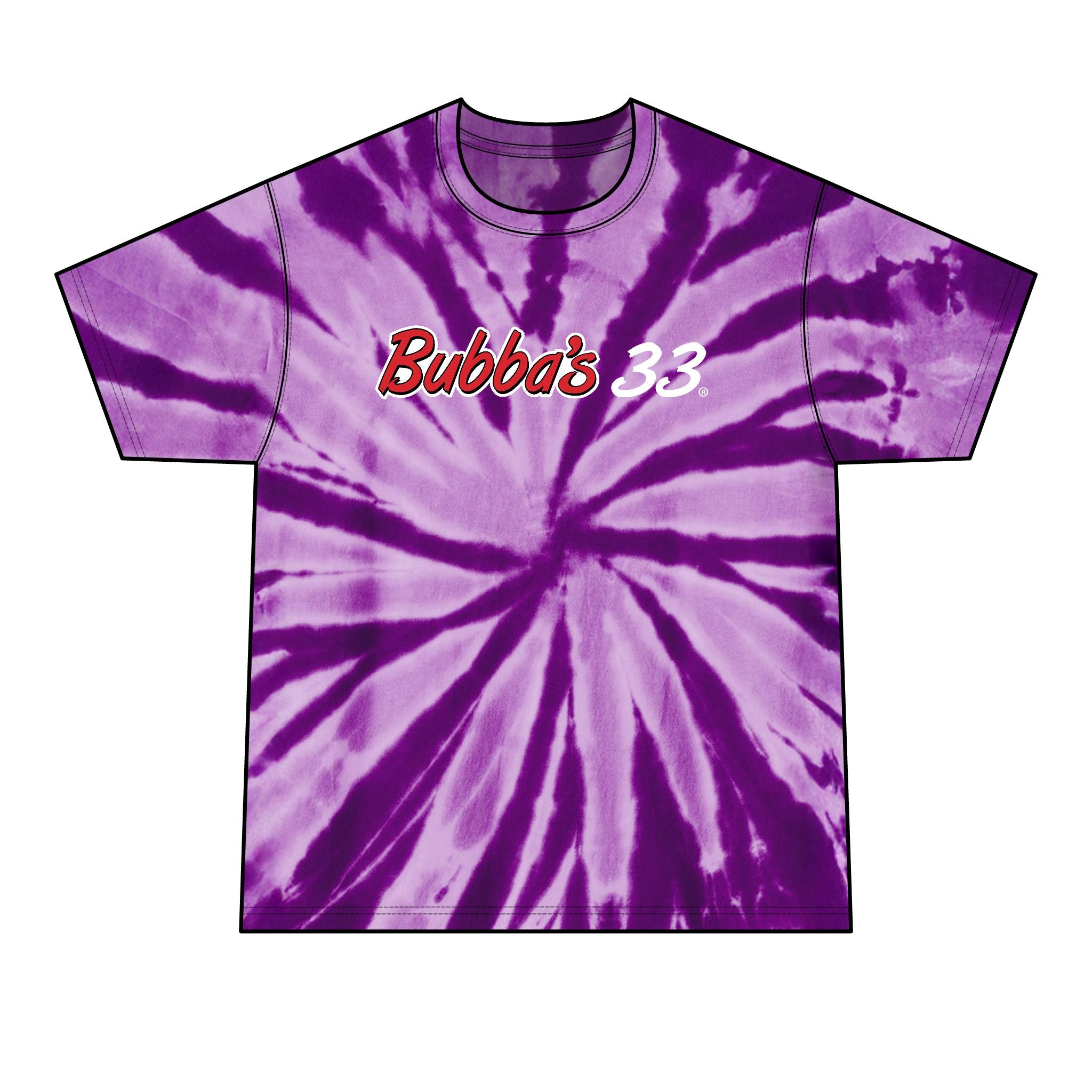 Bubba's 33 Spiral Tie Dye T-Shirt