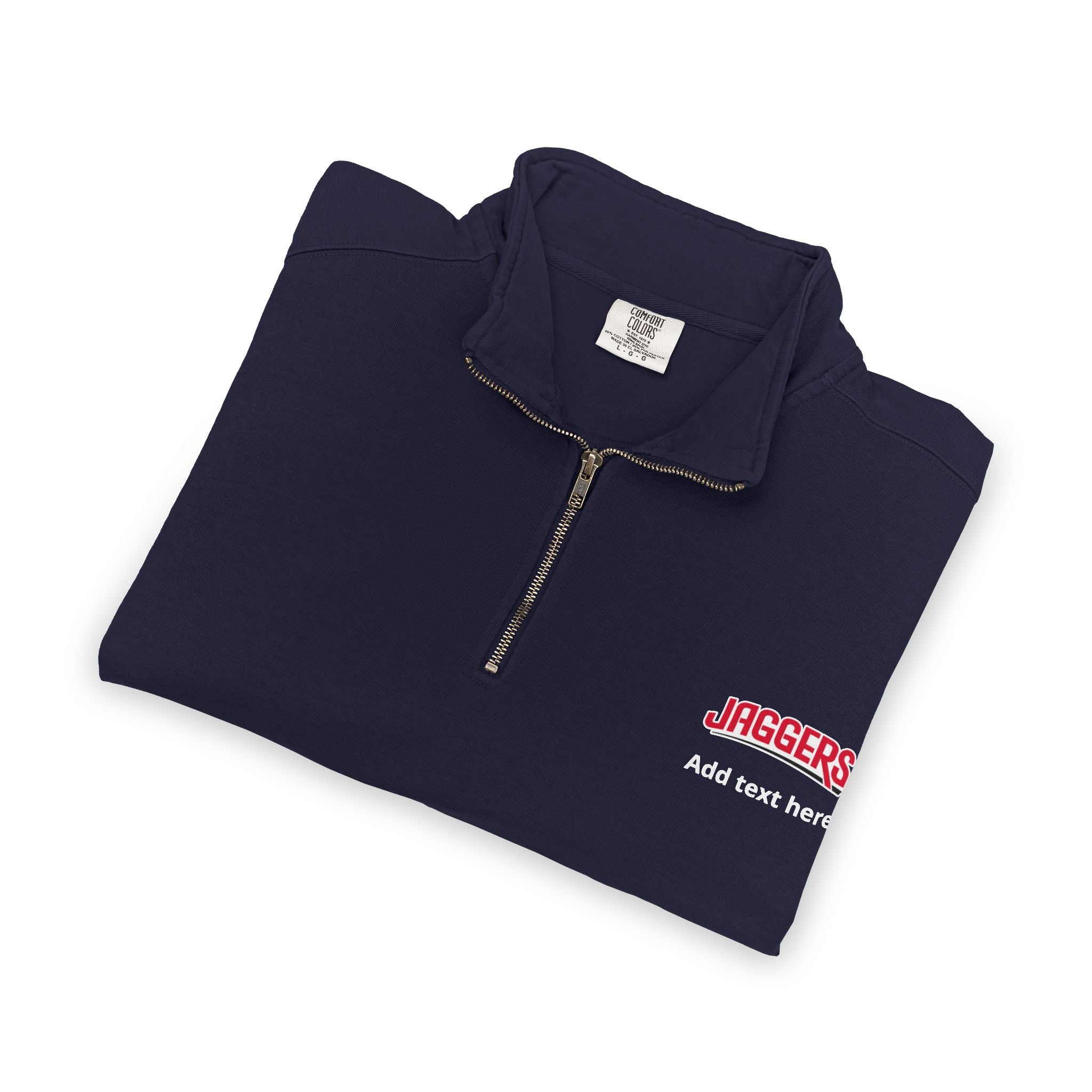 Jaggers Comfort Colors Ring Spun 1/4-Zip Sweatshirt