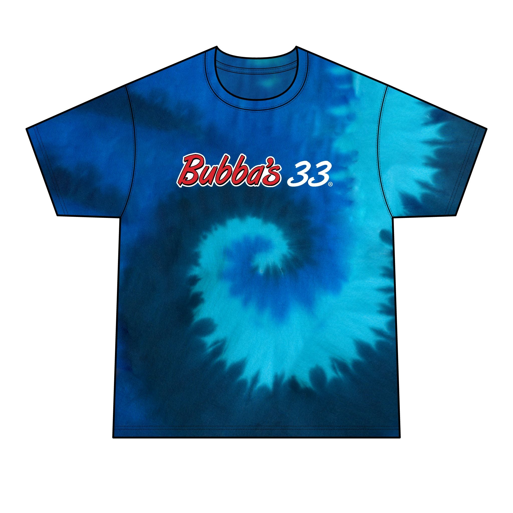 Bubba's 33 Spiral Tie Dye T-Shirt