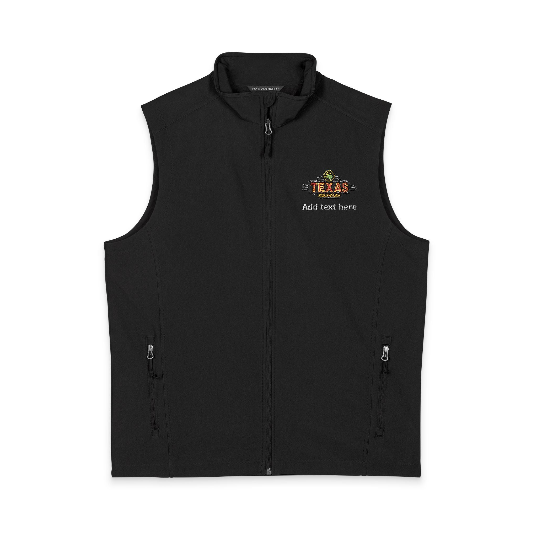 Texas Roadhouse Men's Black Soft Shell Vest