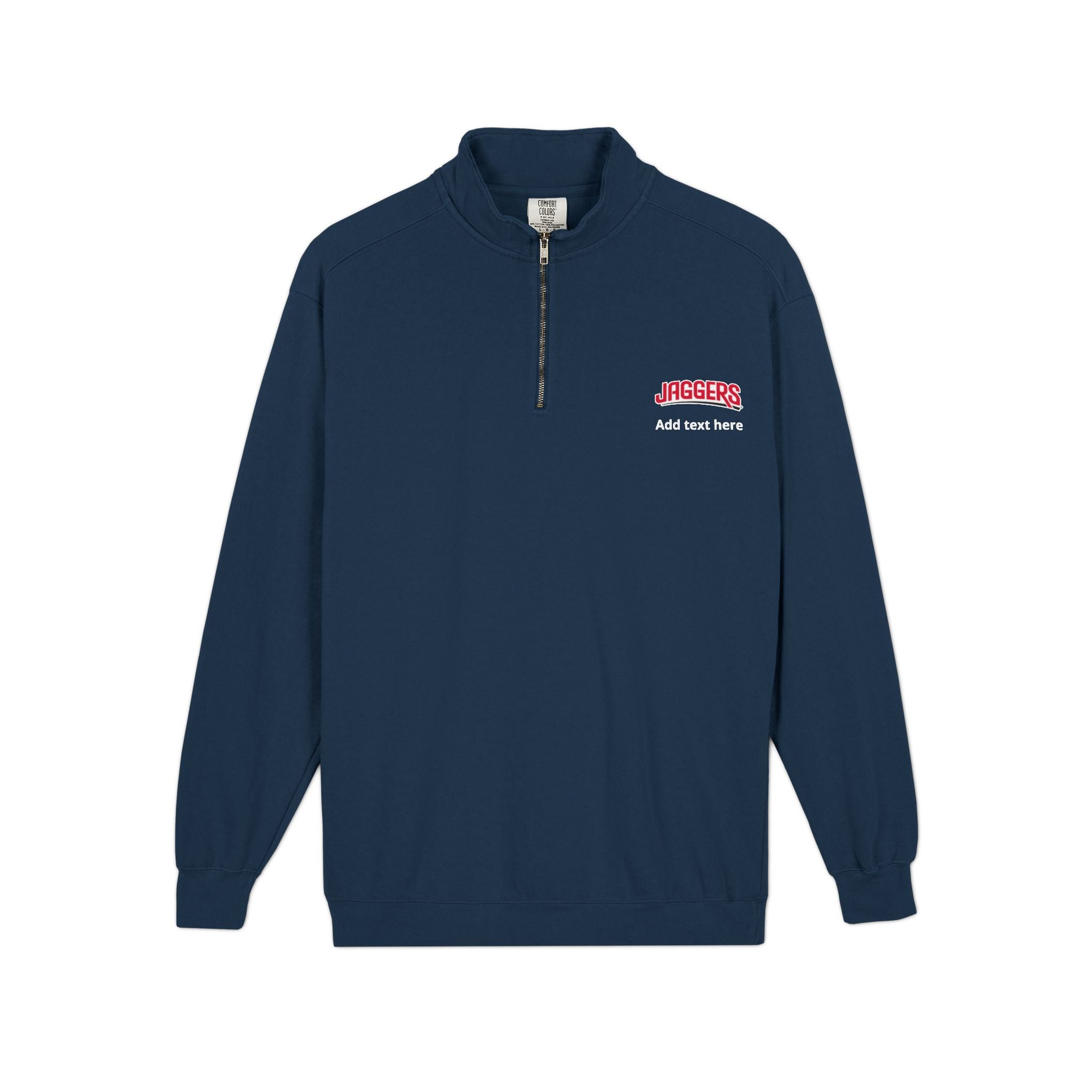Jaggers Comfort Colors Ring Spun 1/4-Zip Sweatshirt